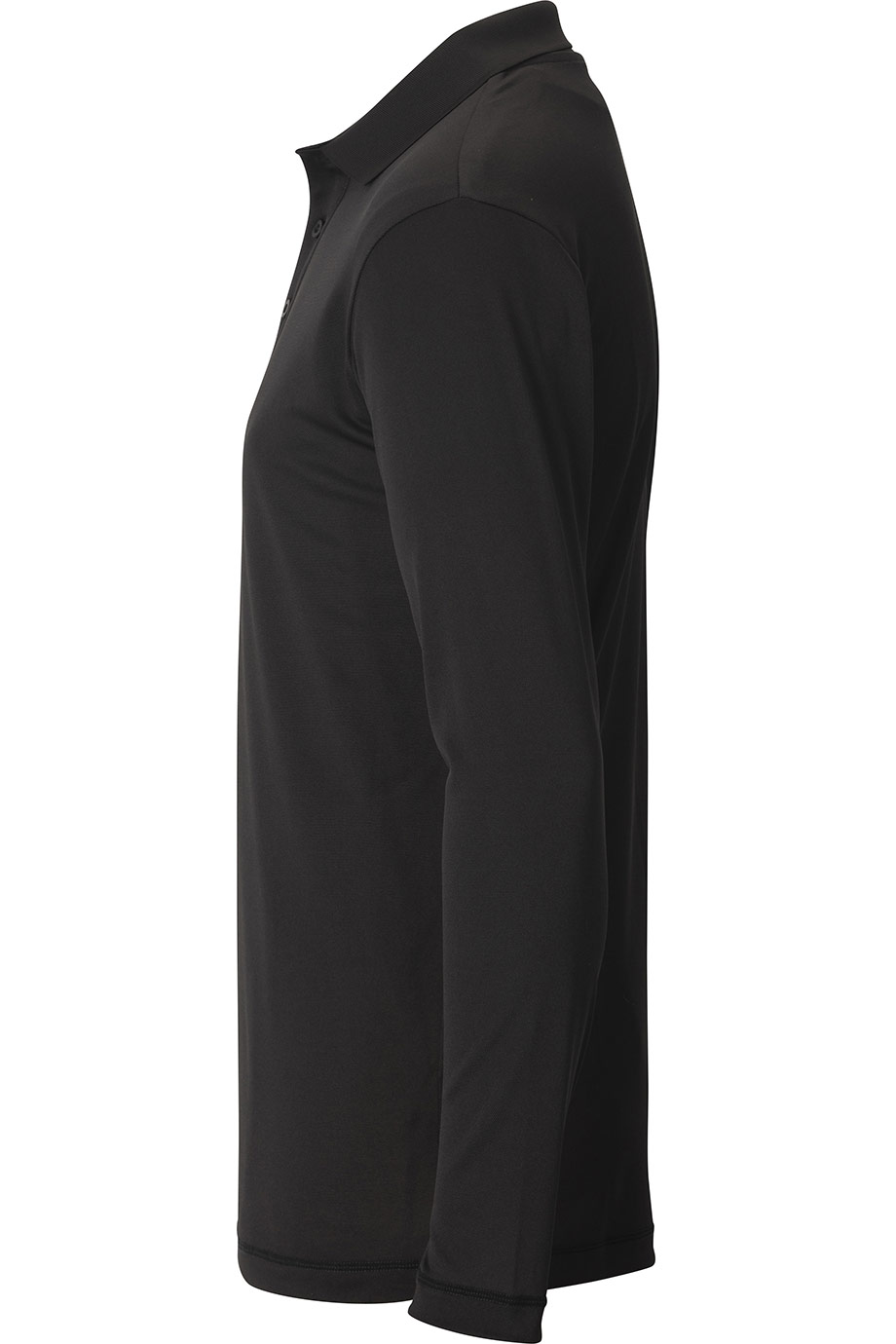 EDWARDS MINI PIQUE LONG SLEEVE UNISEX POLO - Left View