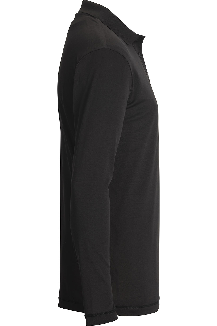 EDWARDS MINI PIQUE LONG SLEEVE UNISEX POLO - Right View