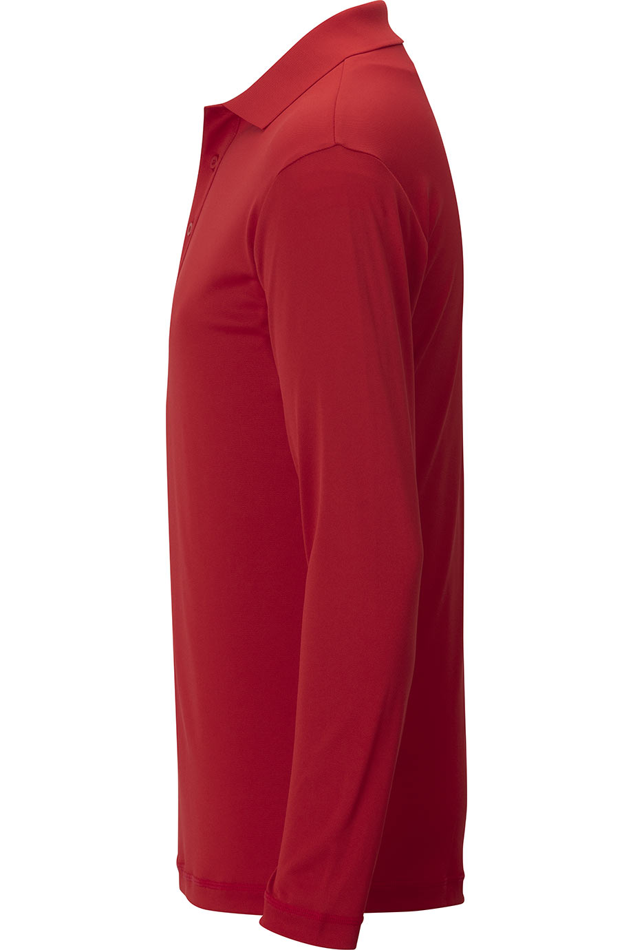 EDWARDS MINI PIQUE LONG SLEEVE UNISEX POLO - Left View