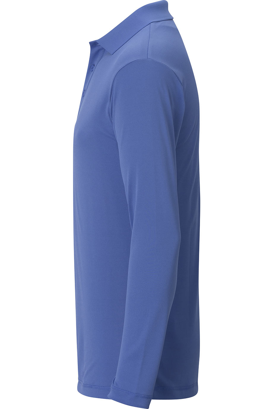 EDWARDS MINI PIQUE LONG SLEEVE UNISEX POLO - Left View