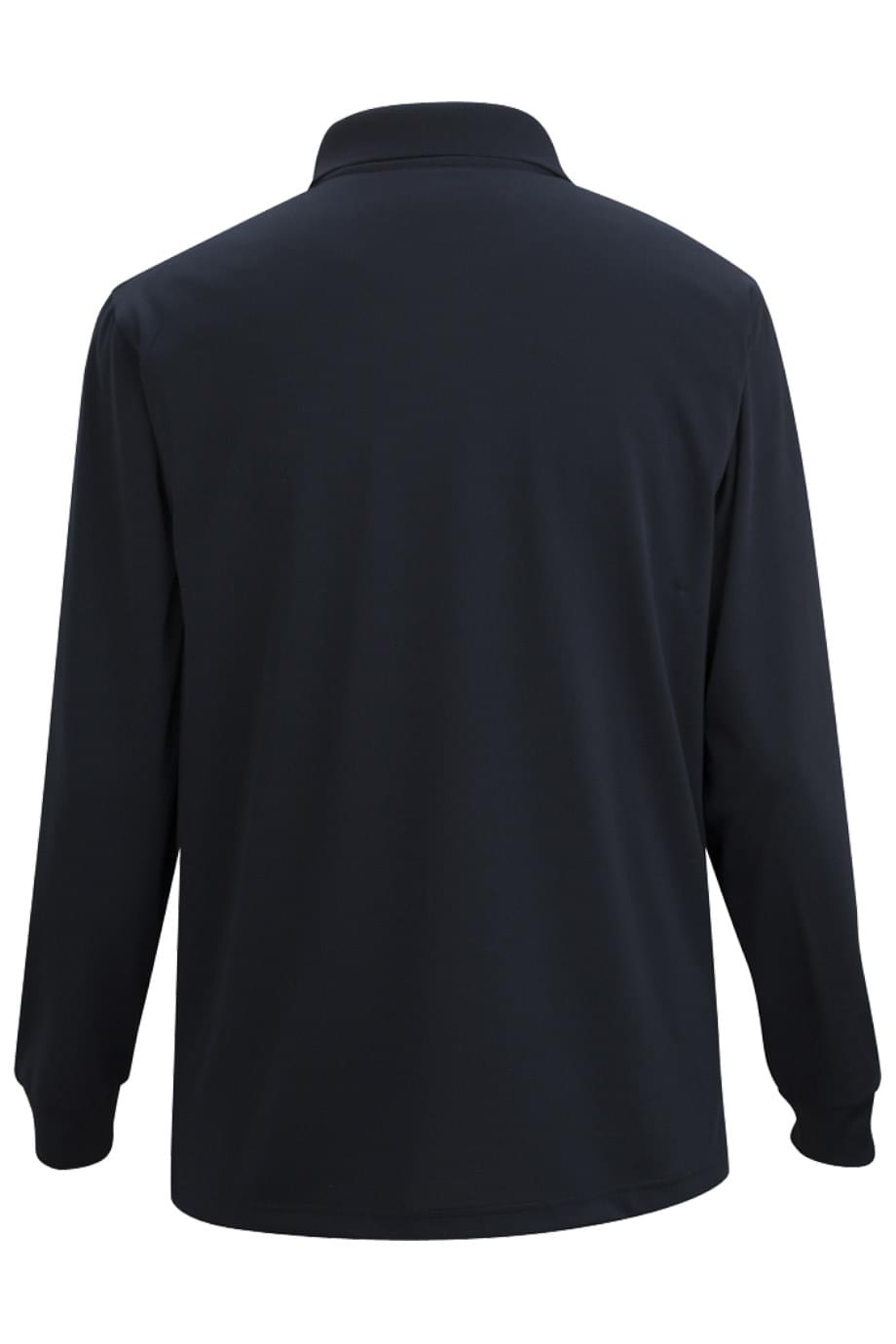 EDWARDS ULTIMATE+ UNISEX LONG SLEEVE POLO - Back View