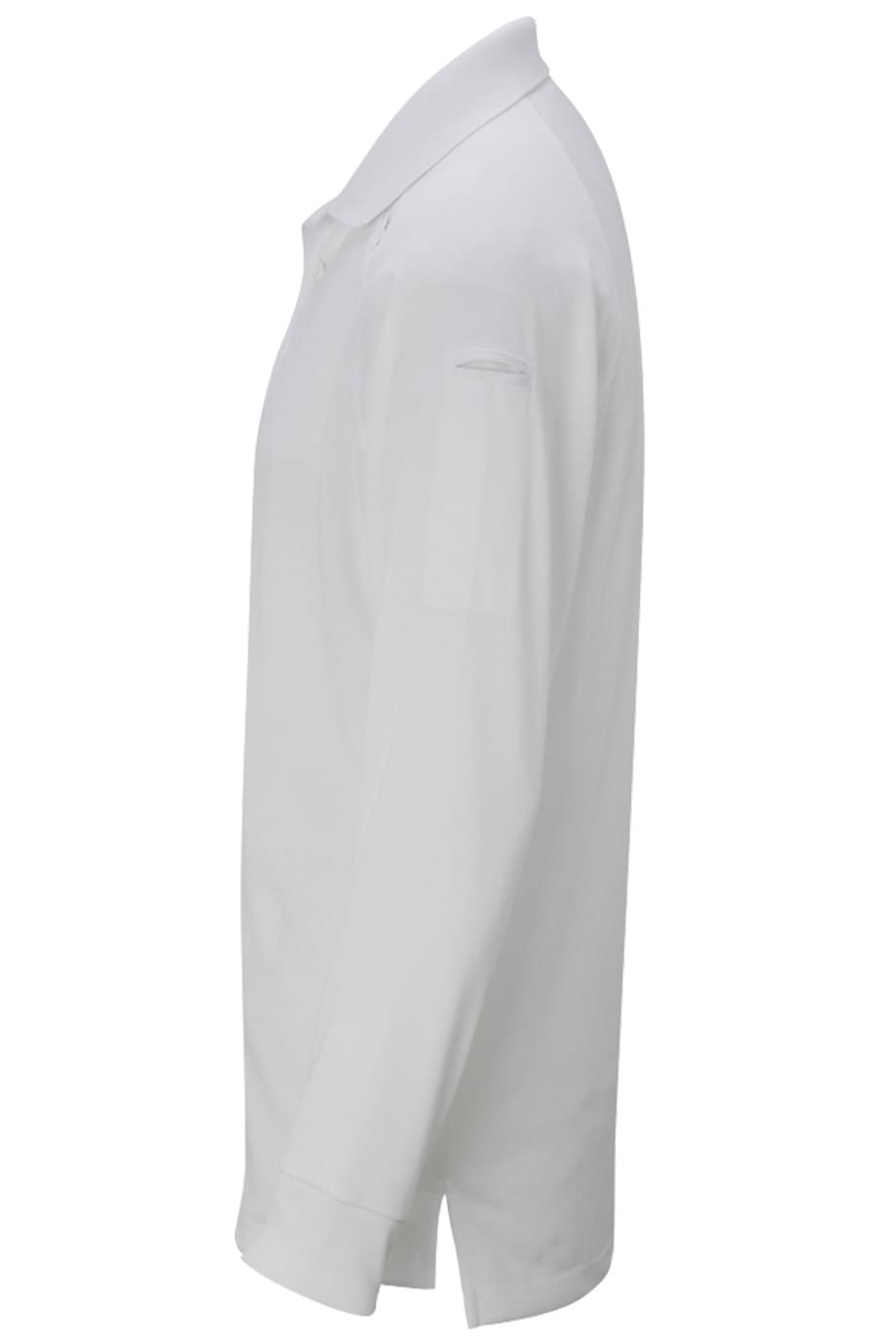 EDWARDS UNISEX TACTICAL SNAG PROOF LONG SLEEVE POLO SHIRT - Left View