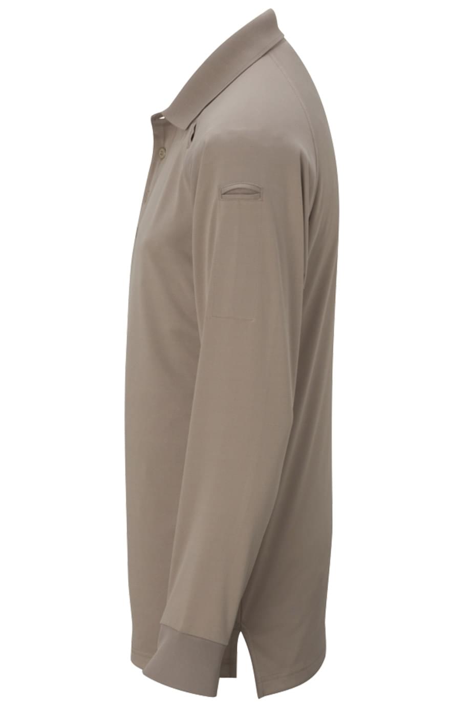 EDWARDS UNISEX TACTICAL SNAG PROOF LONG SLEEVE POLO SHIRT - Left View