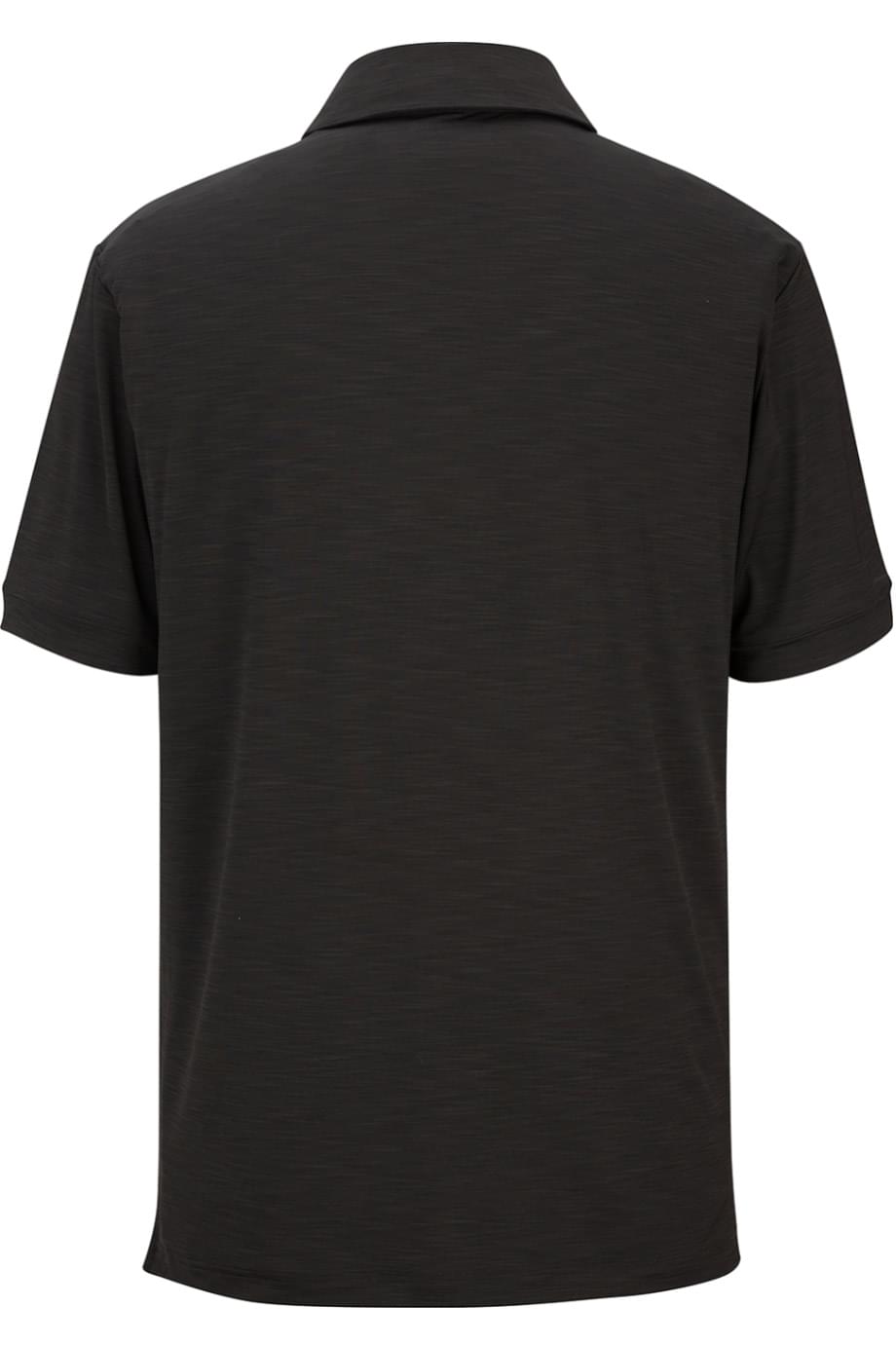 EDWARDS OPTICAL HEATHER MENS POLO - Back View
