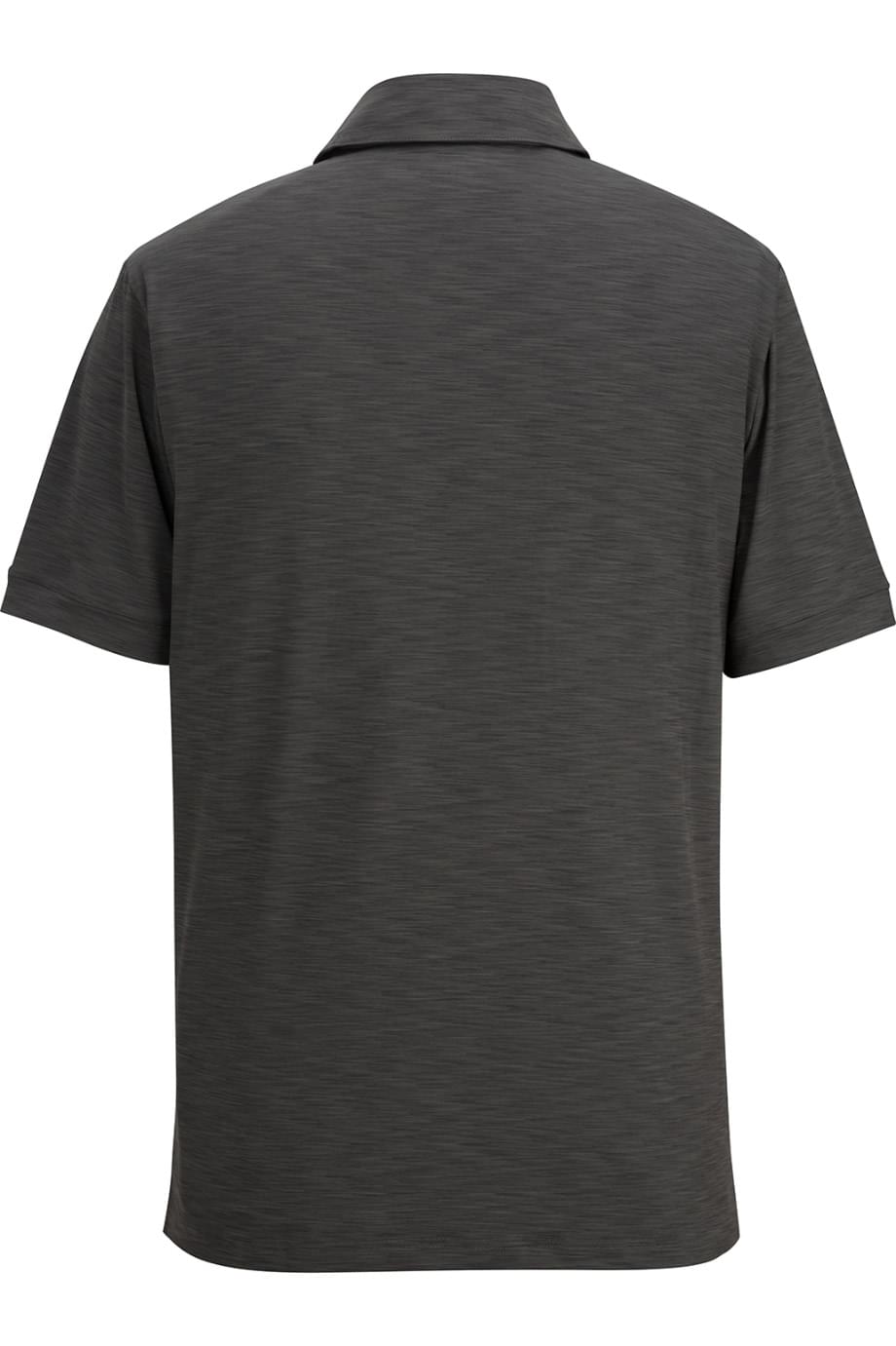 EDWARDS OPTICAL HEATHER MENS POLO - Back View