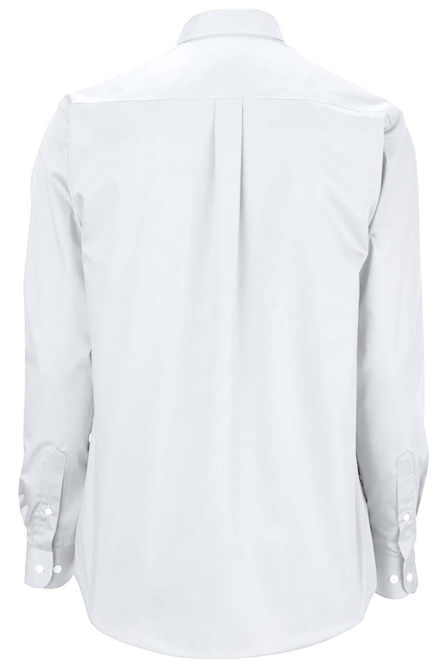 EDWARDS PINPOINT OXFORD LONG SLEEVE MENS SHIRT - Back View