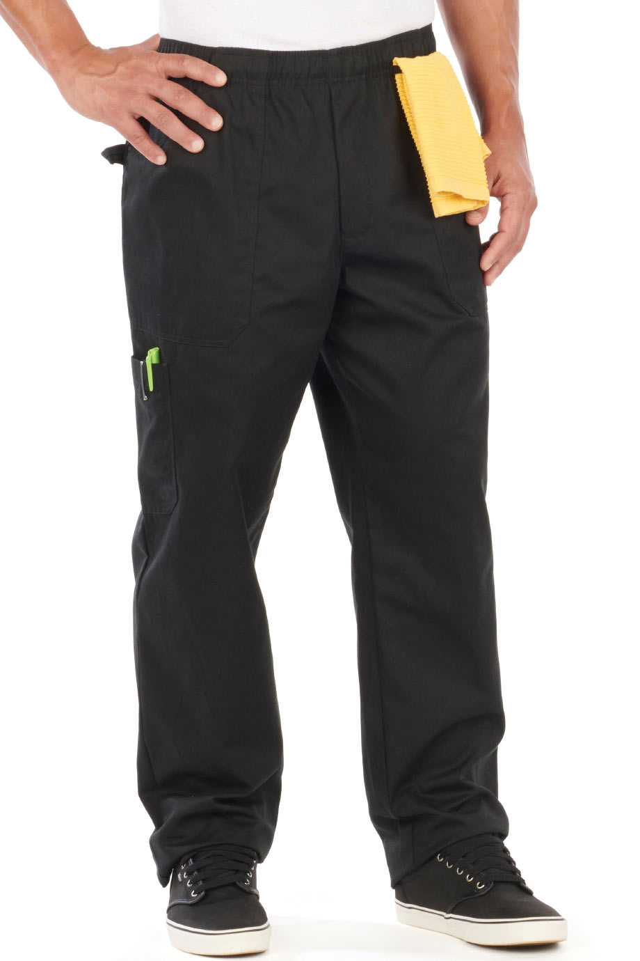 EDWARDS UNISEX TRADITIONAL CARGO CHEF PANT - On Model