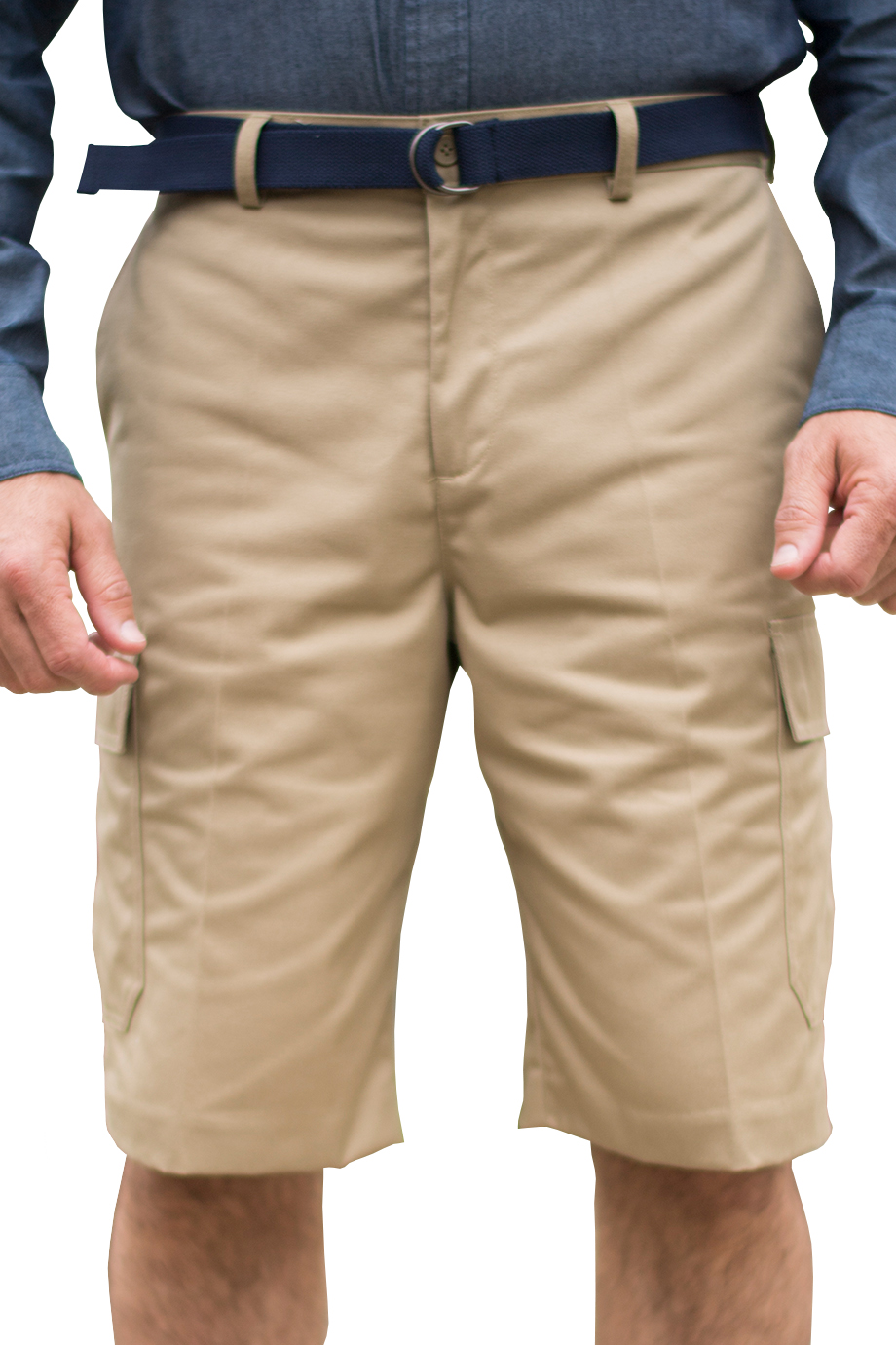 EDWARDS UTILITY CHINO MENS CARGO SHORTS - On Model