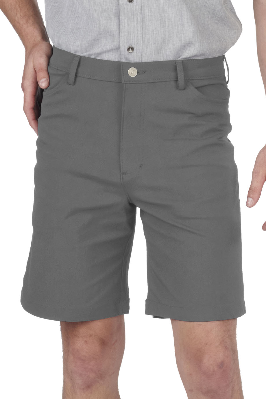 EDWARDS FLEX CHINO MENS SHORTS - On Model