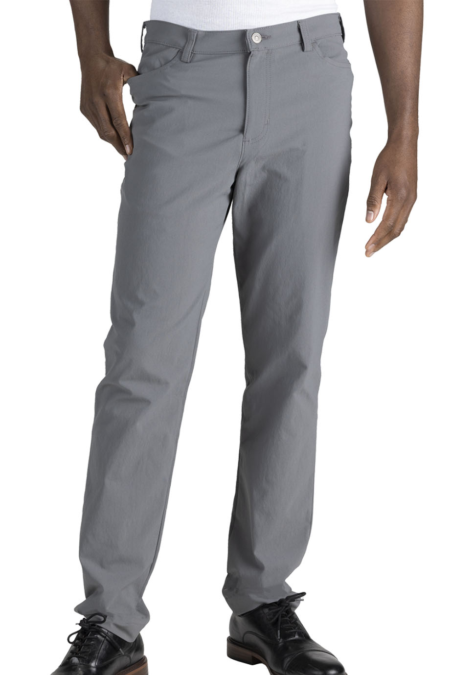 EDWARDS FLEX CHINO MENS PANTS - On Model