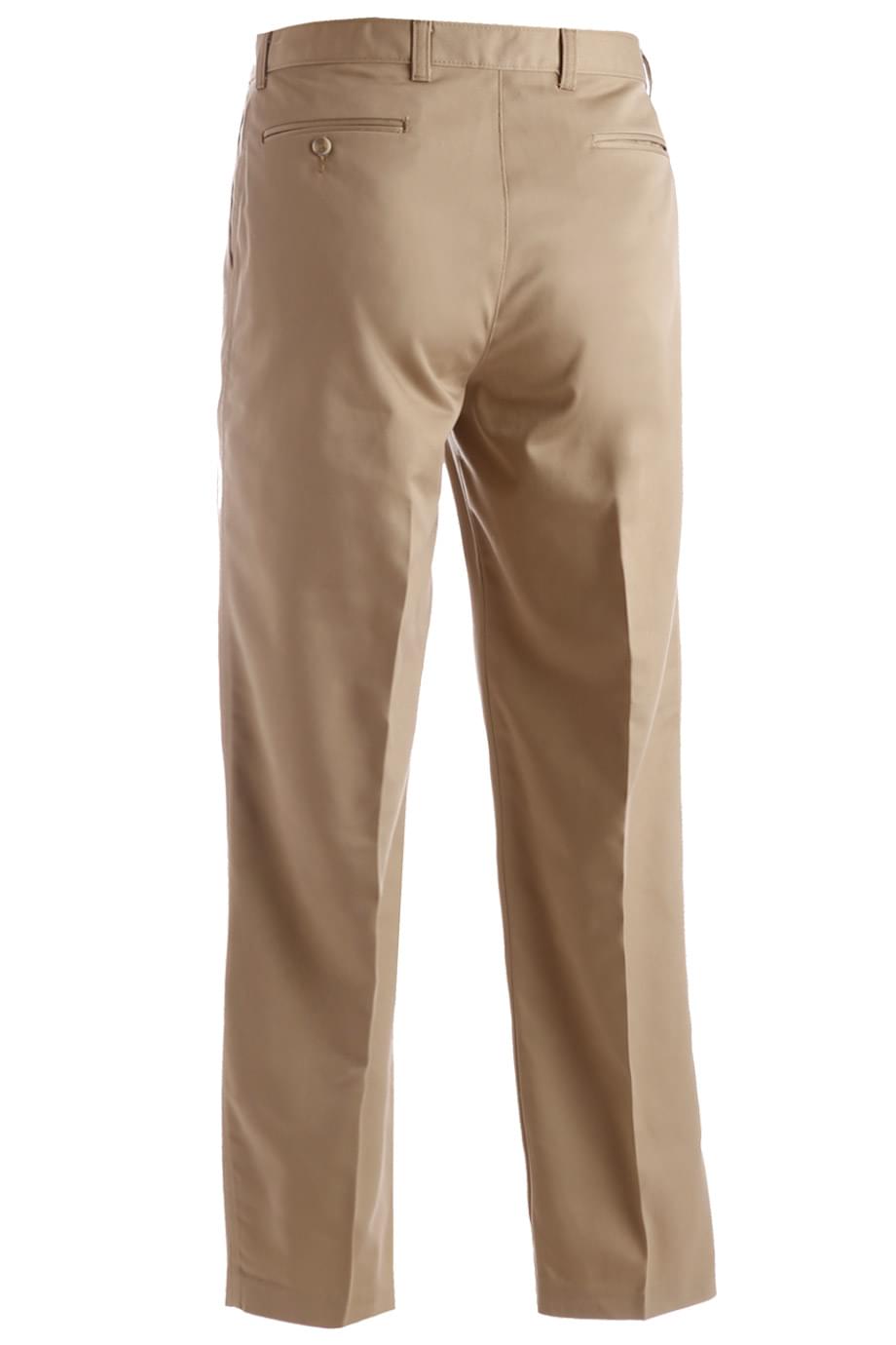 EDWARDS MICROFIBER MENS PLEATED PANTS - Back View