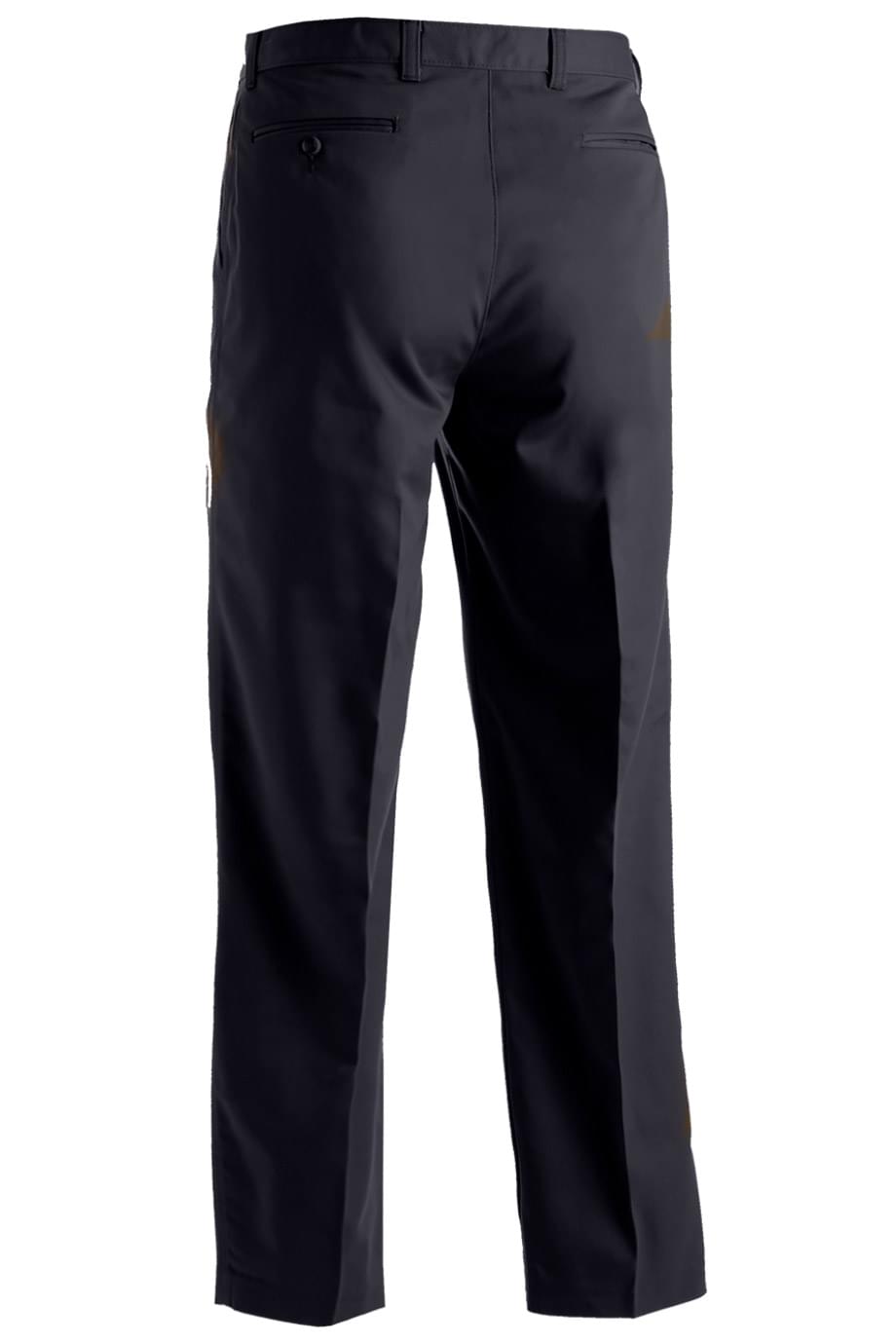 EDWARDS MICROFIBER MENS PLEATED PANTS - Back View