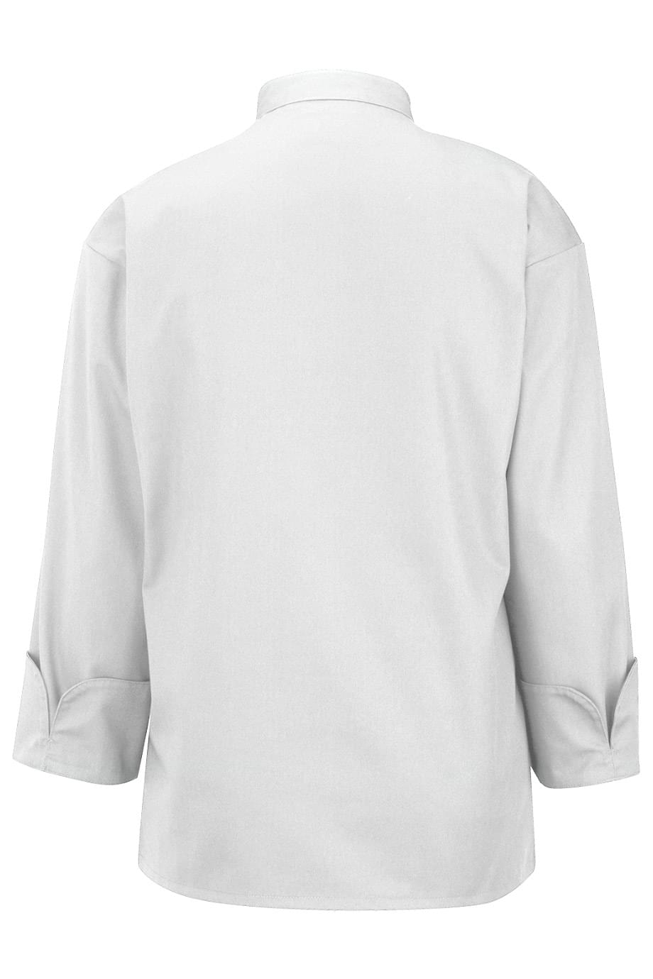 EDWARDS 10 BUTTON LONG SLEEVE CHEF COAT - Back View