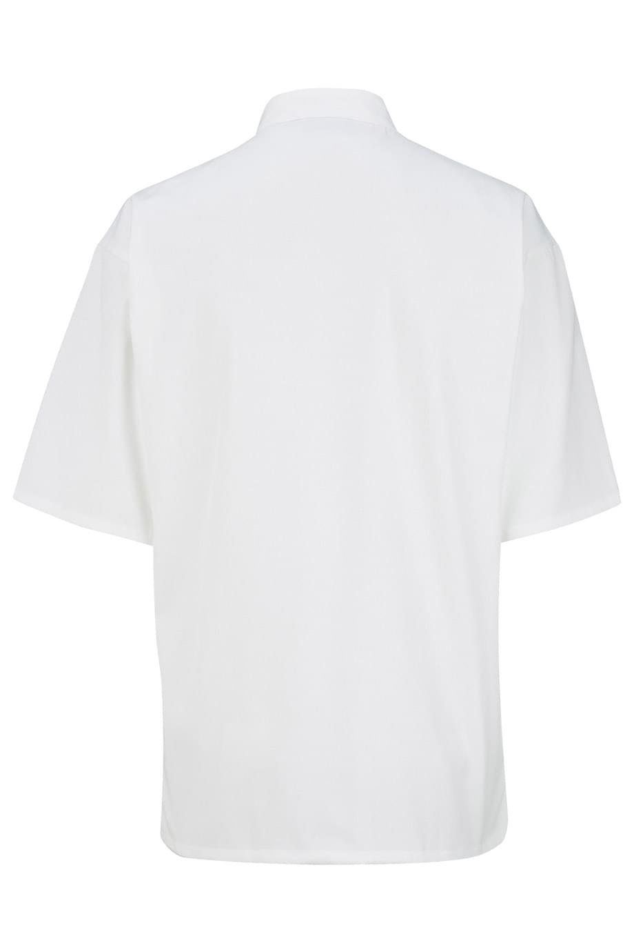 EDWARDS 10 BUTTON SHORT SLEEVE CHEF COAT - Back View