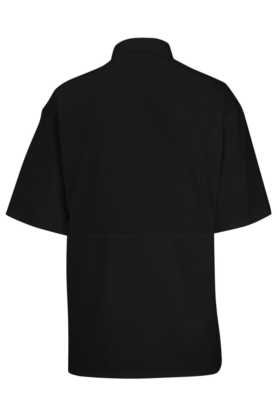 EDWARDS 12 BUTTON SHORT SLEEVE CHEF COAT WITH MESH - Back View