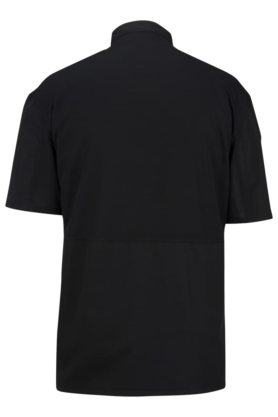 EDWARDS 10 BUTTON SHORT SLEEVE CHEF COAT WITH MESH - Back View