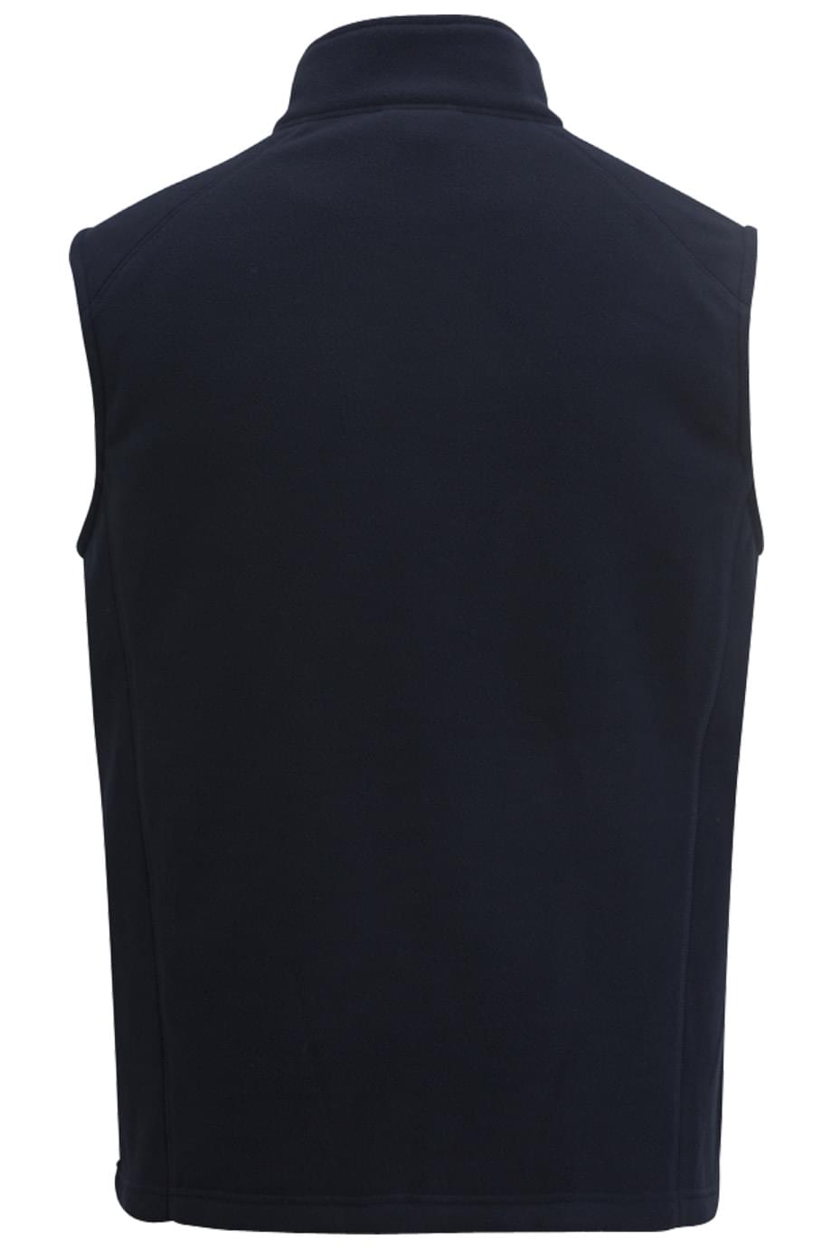 EDWARDS MICROFLEECE UNISEX VEST - Back View