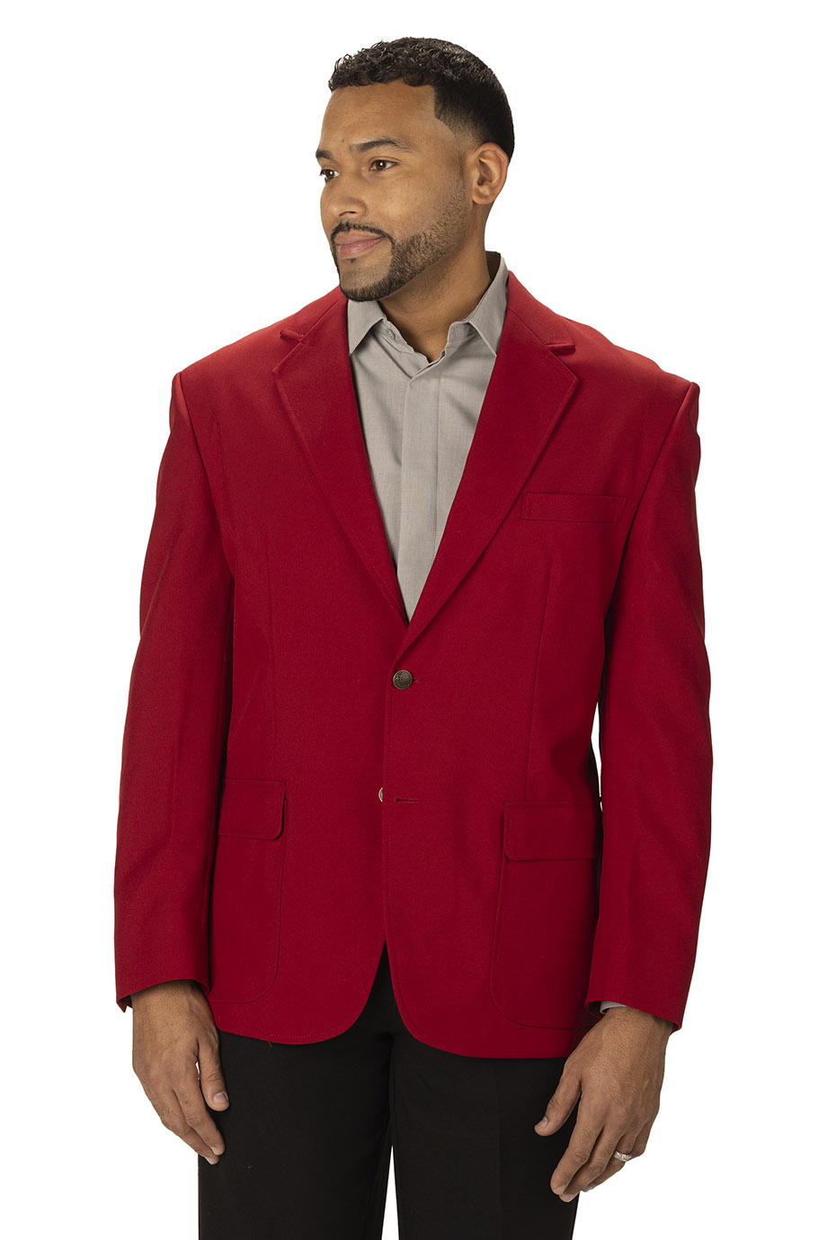 EDWARDS TRADITIONAL MENS BLAZER - On Model