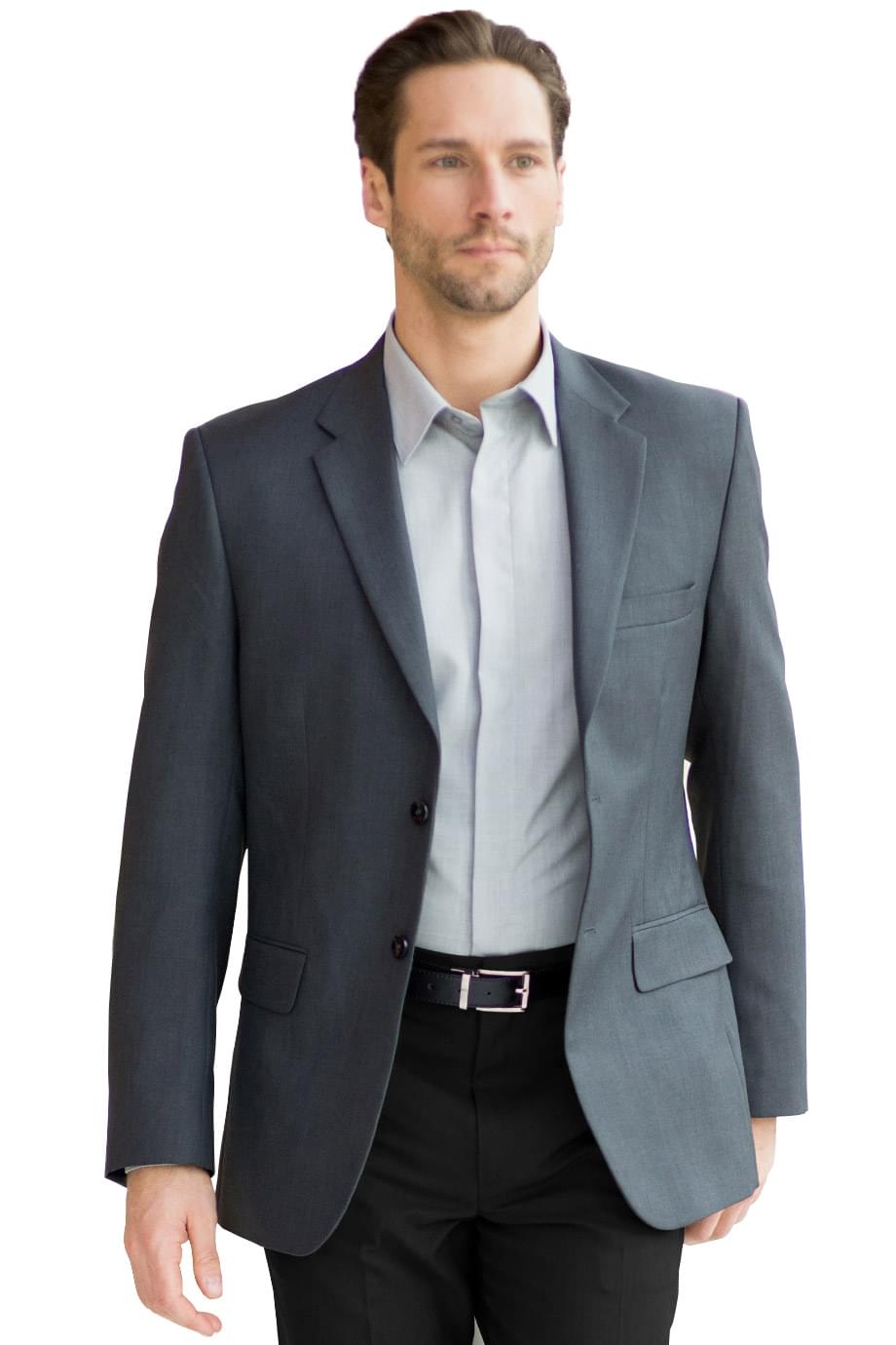 EDWARDS SYNERGY MENS SUIT COAT - On Model