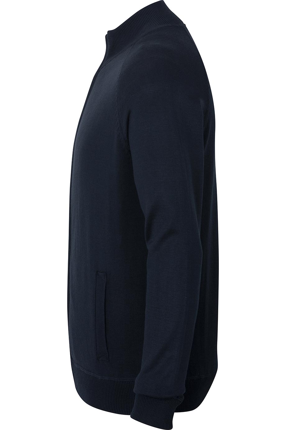 EDWARDS ACRYLIC BLEND UNISEX SWEATER JACKET - Left View