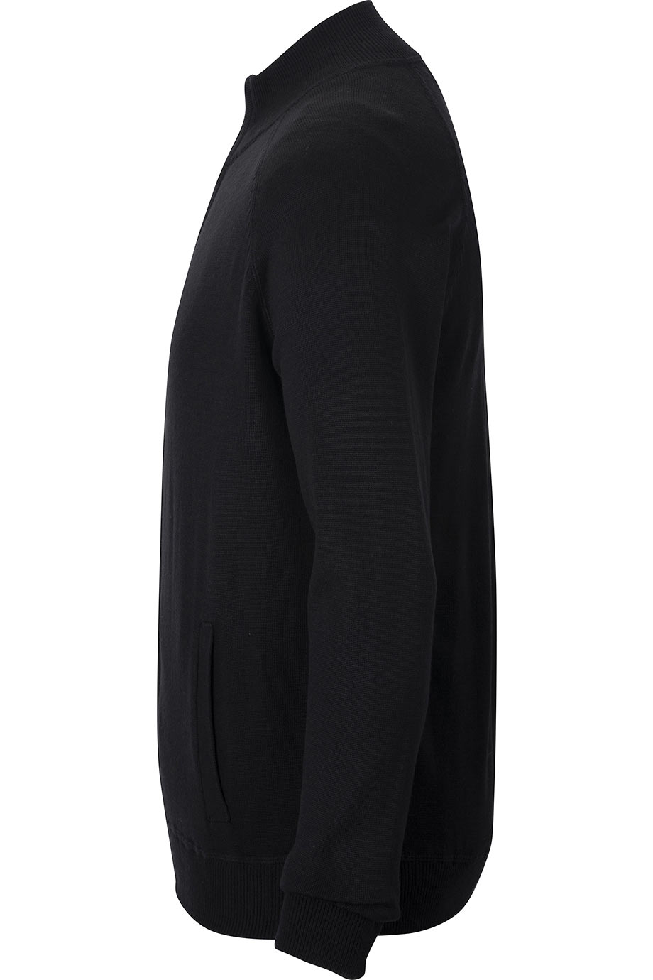 EDWARDS ACRYLIC BLEND UNISEX SWEATER JACKET - Left View