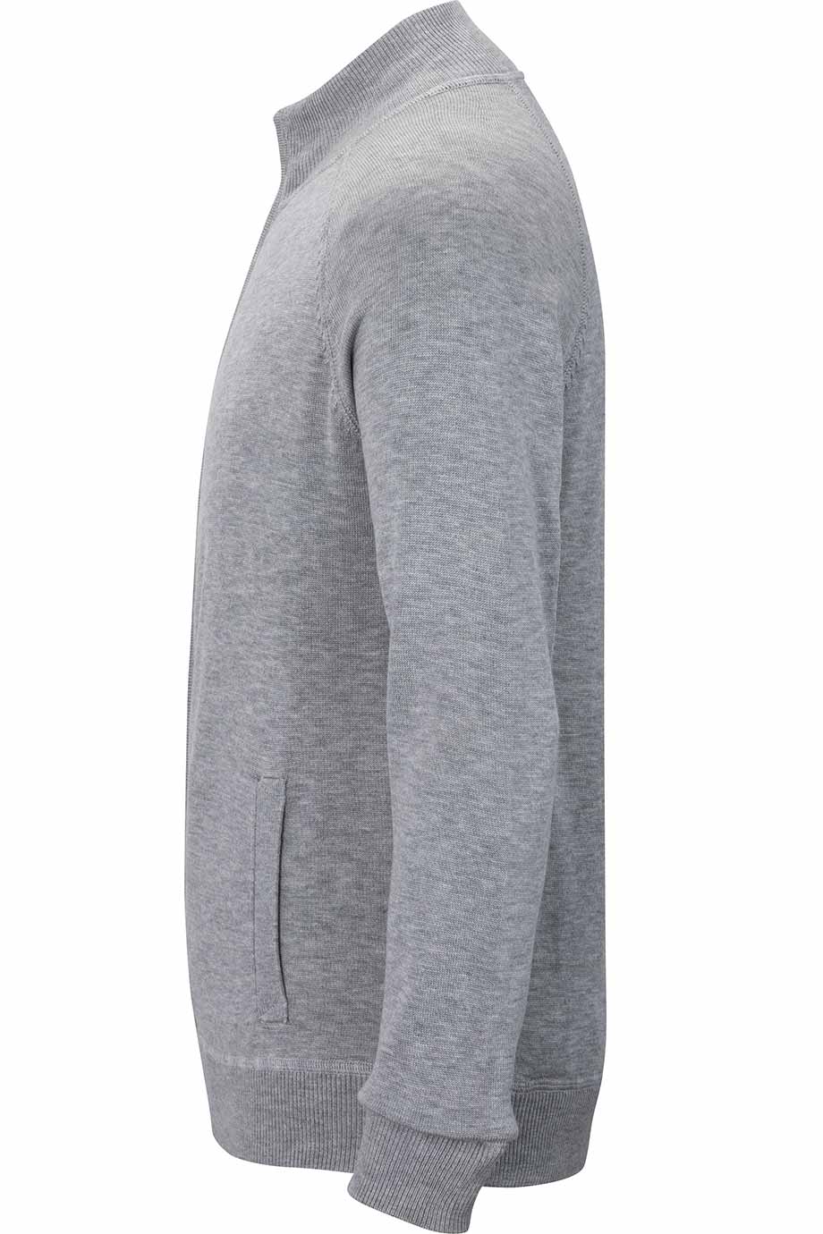 EDWARDS ACRYLIC BLEND UNISEX SWEATER JACKET - Left View