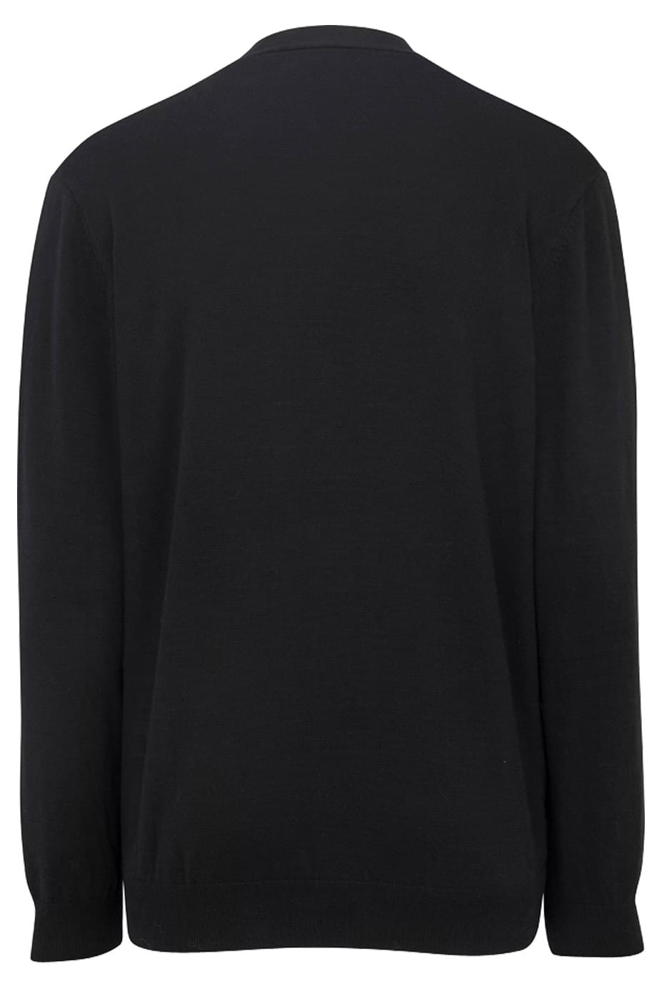 EDWARDS COTTON BLEND UNISEX CARDIGAN - Back View