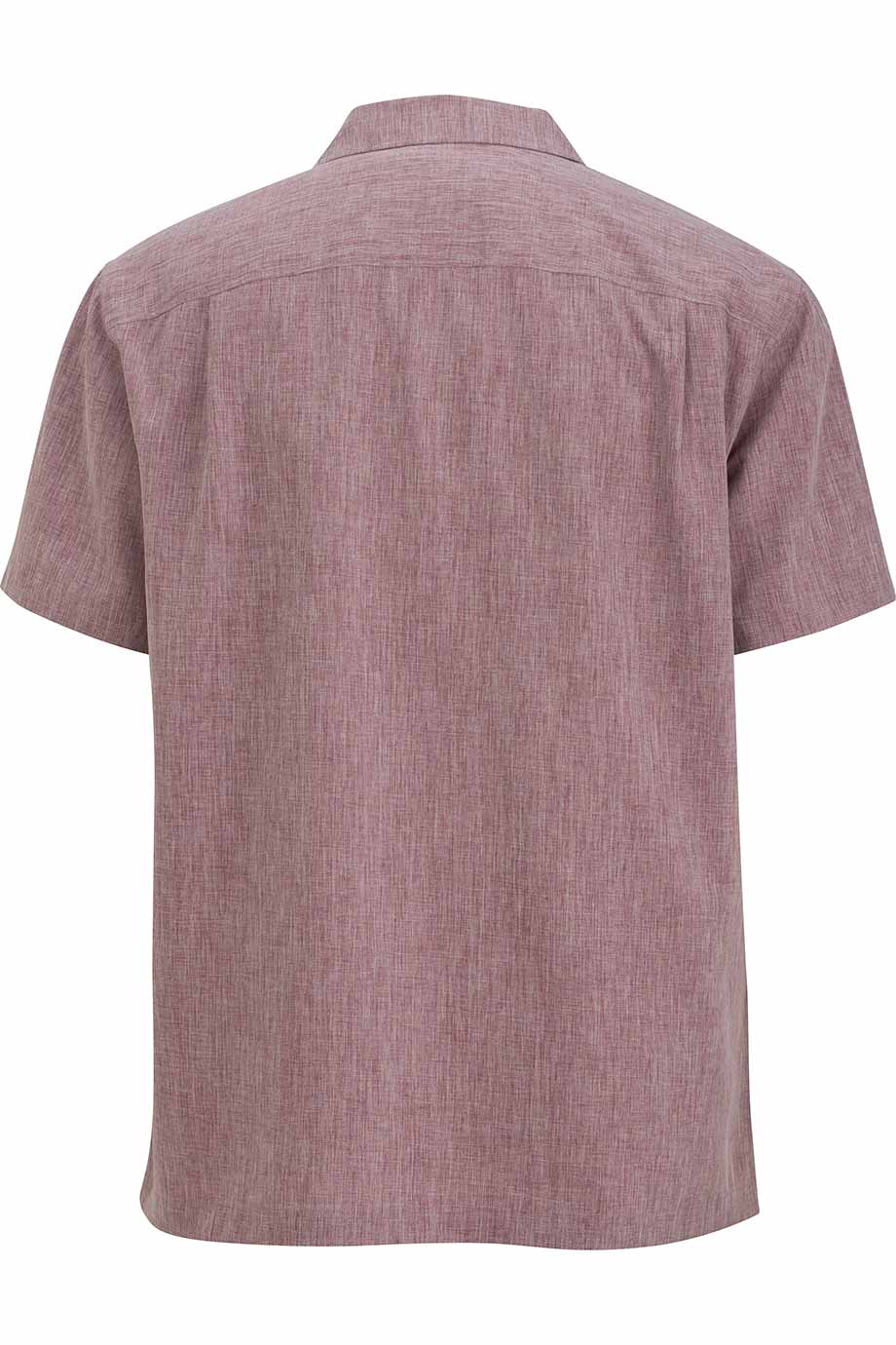 EDWARDS MENS V-NECK ZIP SERVICE SHIRT - Back View