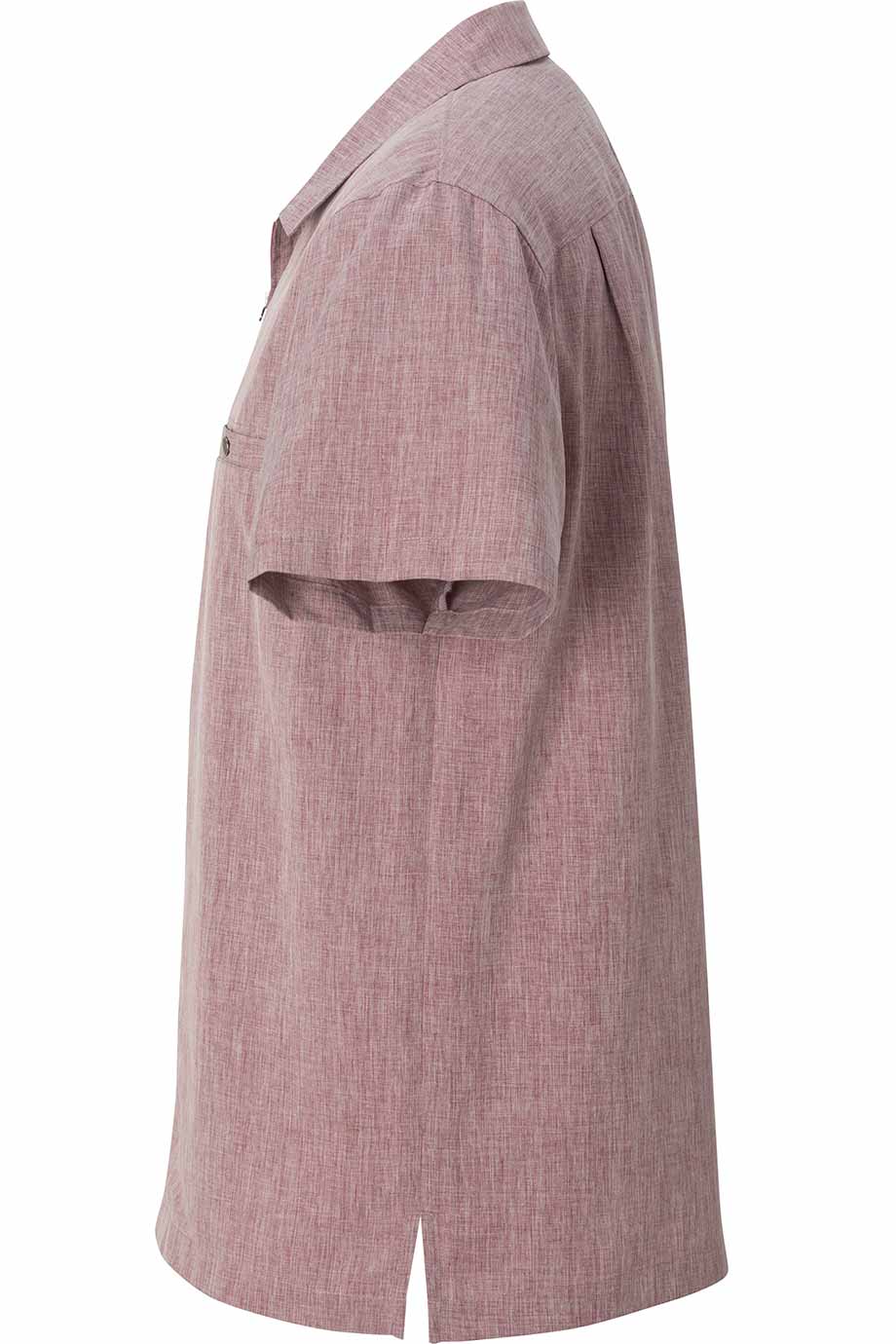 EDWARDS MENS V-NECK ZIP SERVICE SHIRT - Left View