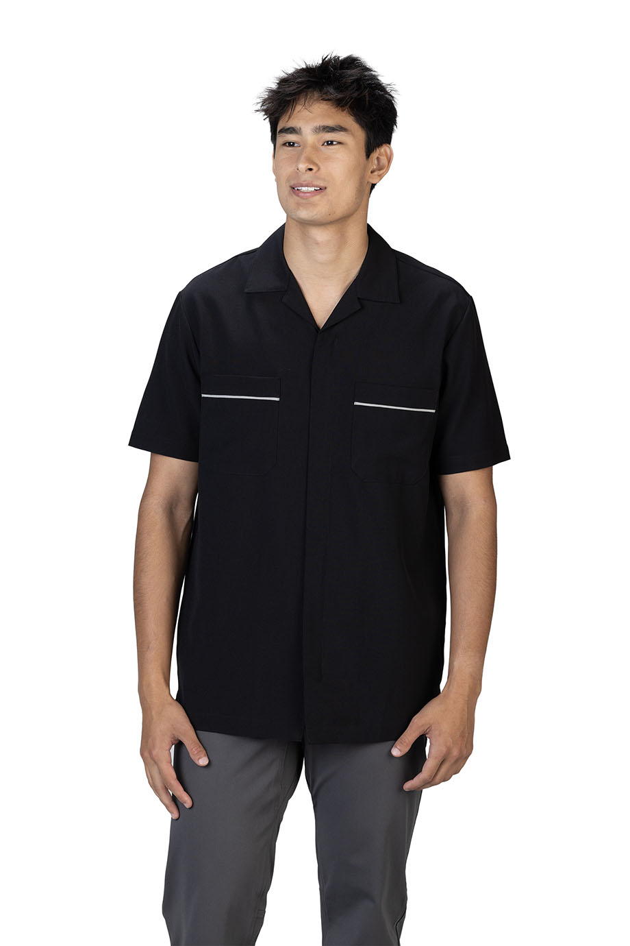 EDWARDS FLEXPINNACLE MENS SERVICE SHIRT - On Model