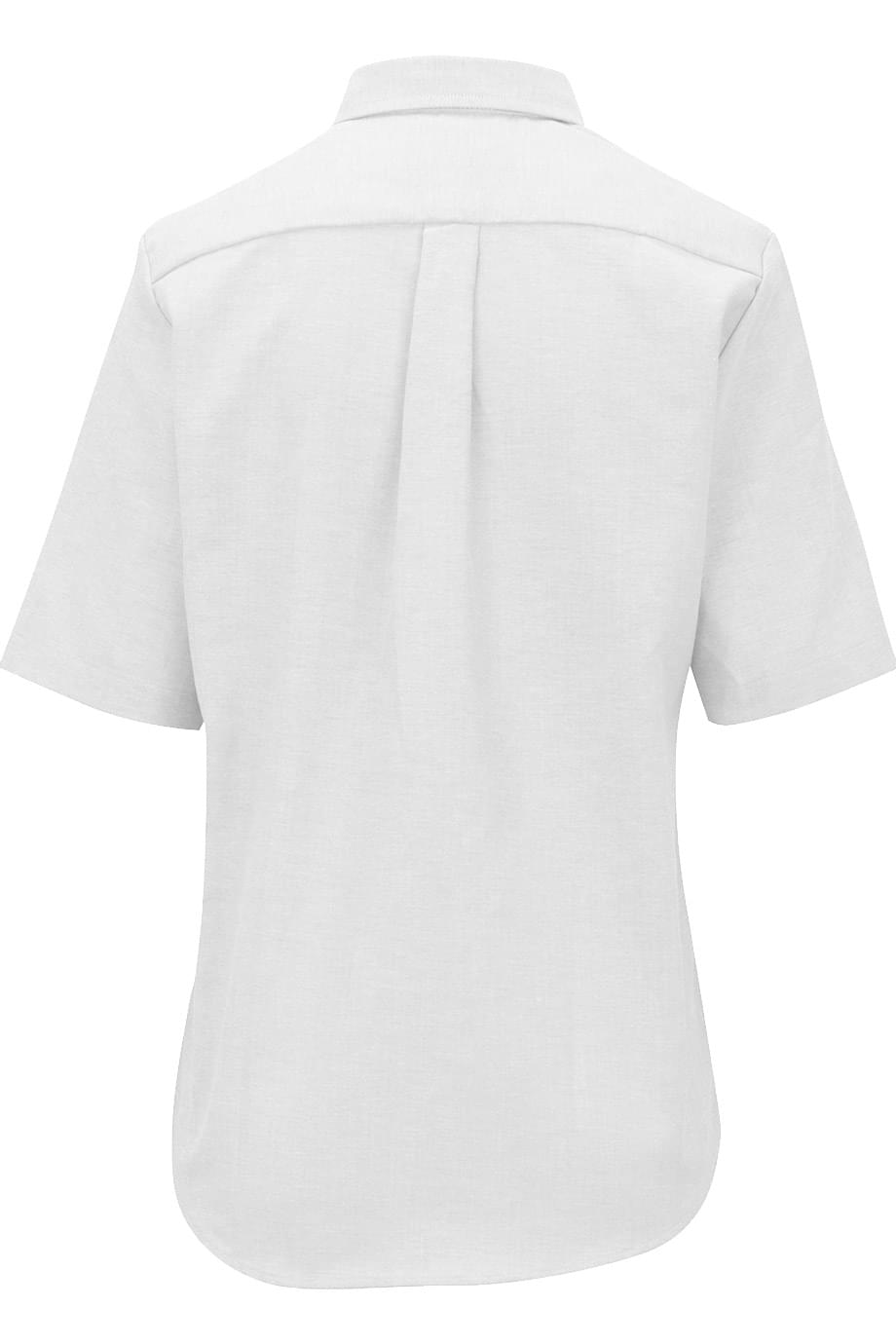 EDWARDS EASY CARE OXFORD SHORT SLEEVE LADIES SHIRT - Back View