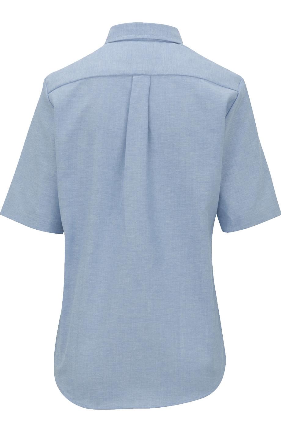 EDWARDS EASY CARE OXFORD SHORT SLEEVE LADIES SHIRT - Back View