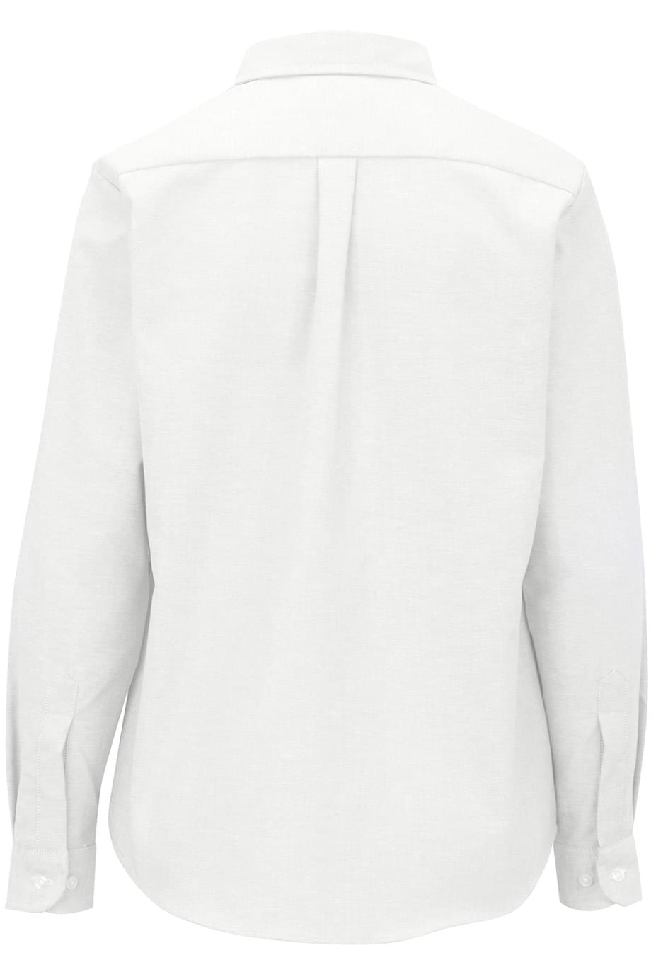 EDWARDS EASY CARE OXFORD LONG SLEEVE LADIES SHIRT - Back View