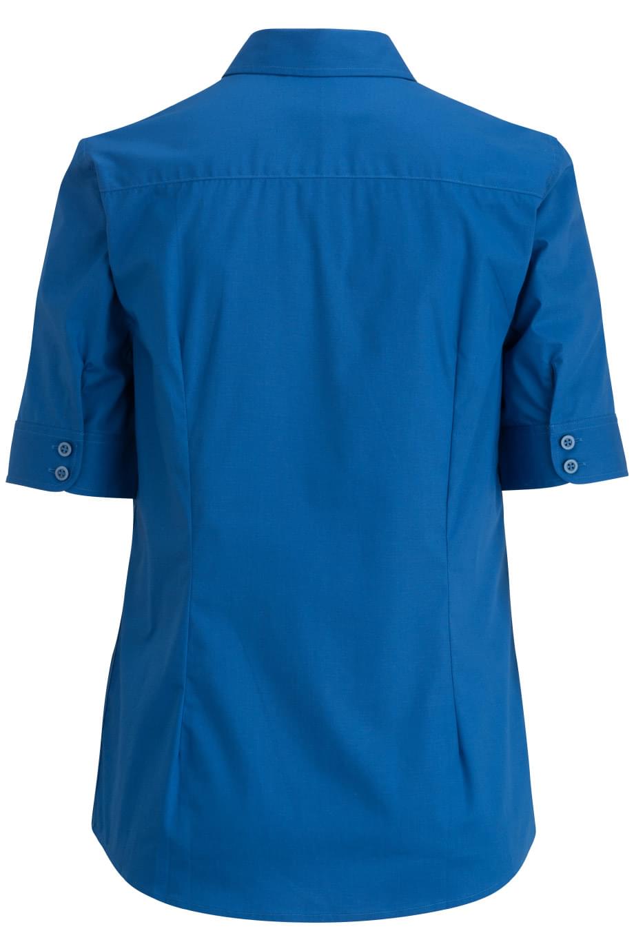 EDWARDS COMFORT STRETCH SHORT SLEEVE LADIES SHIRT - Back View
