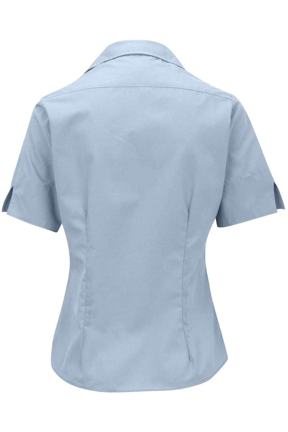 EDWARDS LIGHTWEIGHT POPLIN SHORT SLEEVE LADIES SHIRT - Back View