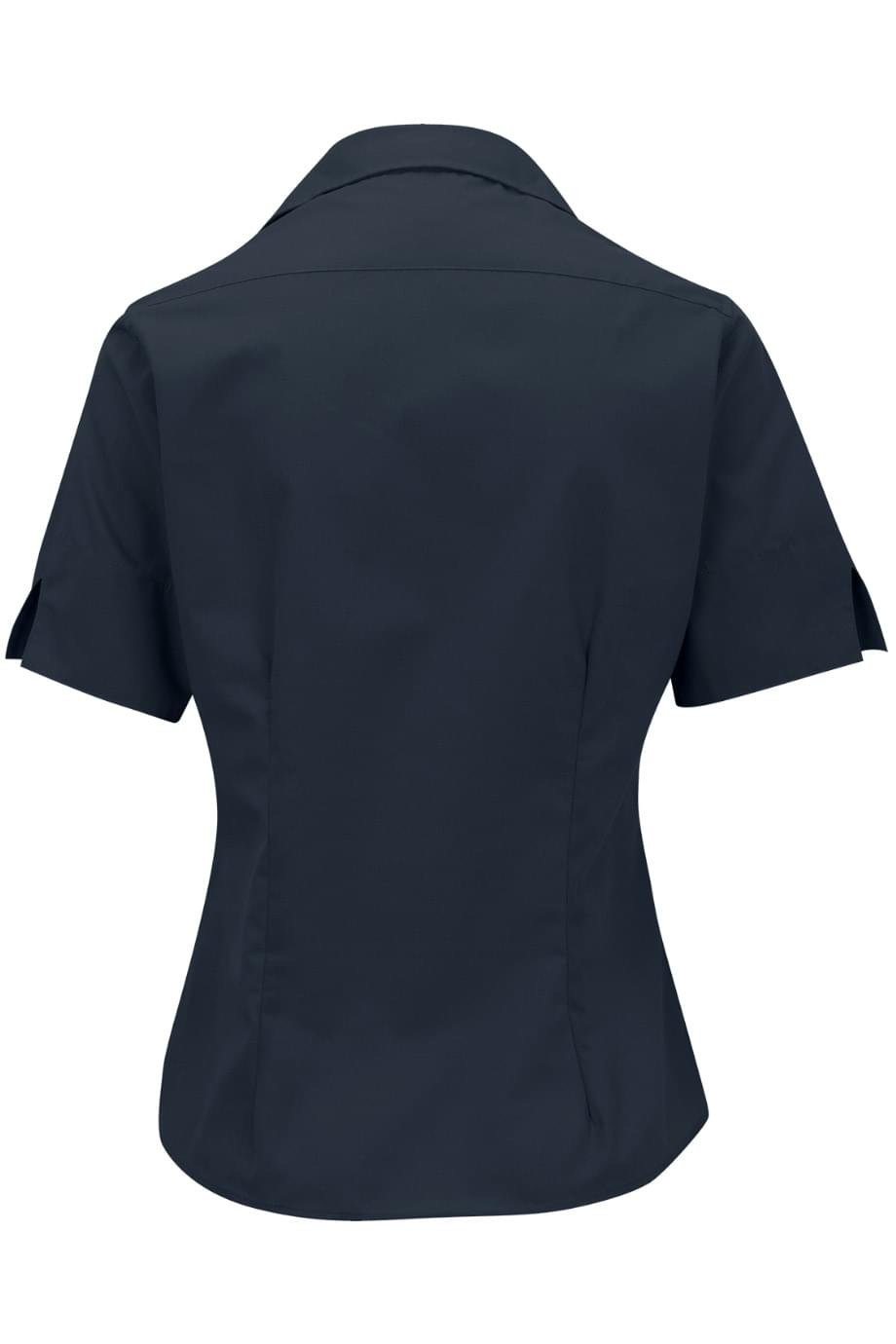 EDWARDS LIGHTWEIGHT POPLIN SHORT SLEEVE LADIES SHIRT - Back View