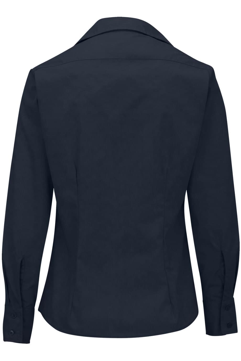 EDWARDS LIGHTWEIGHT POPLIN LONG SLEEVE LADIES SHIRT - Back View