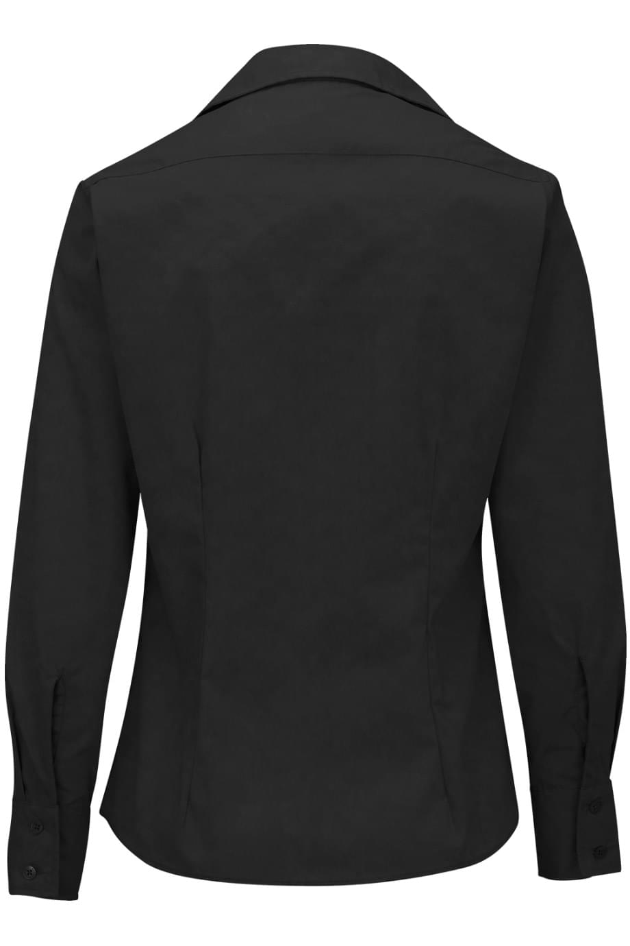 EDWARDS LIGHTWEIGHT POPLIN LONG SLEEVE LADIES SHIRT - Back View