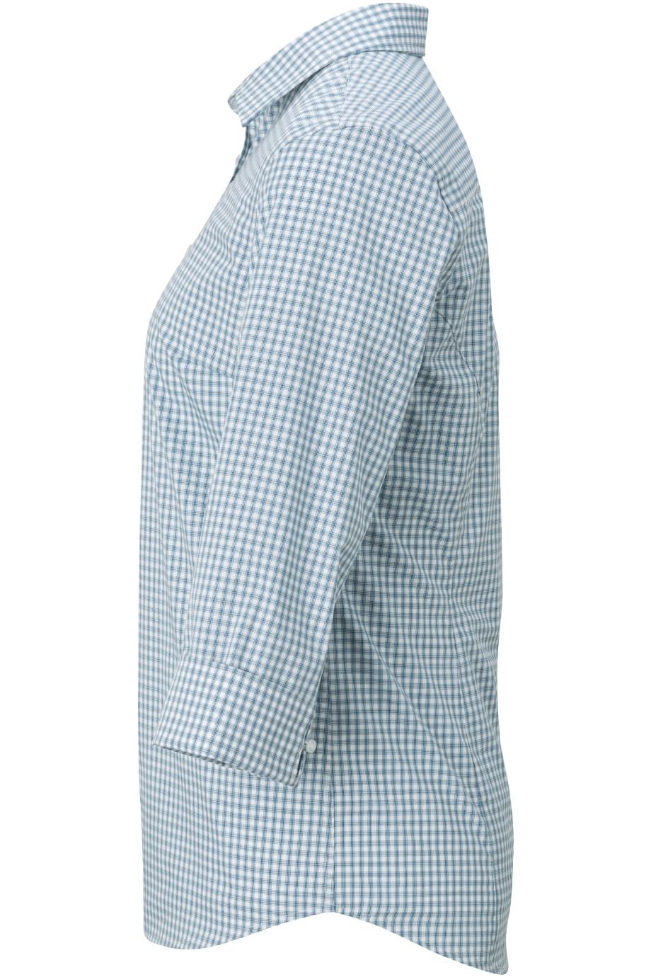 EDWARDS LADIES 3/4 SLEEVE STRETCH BROADCLOTH SHIRT - Left View