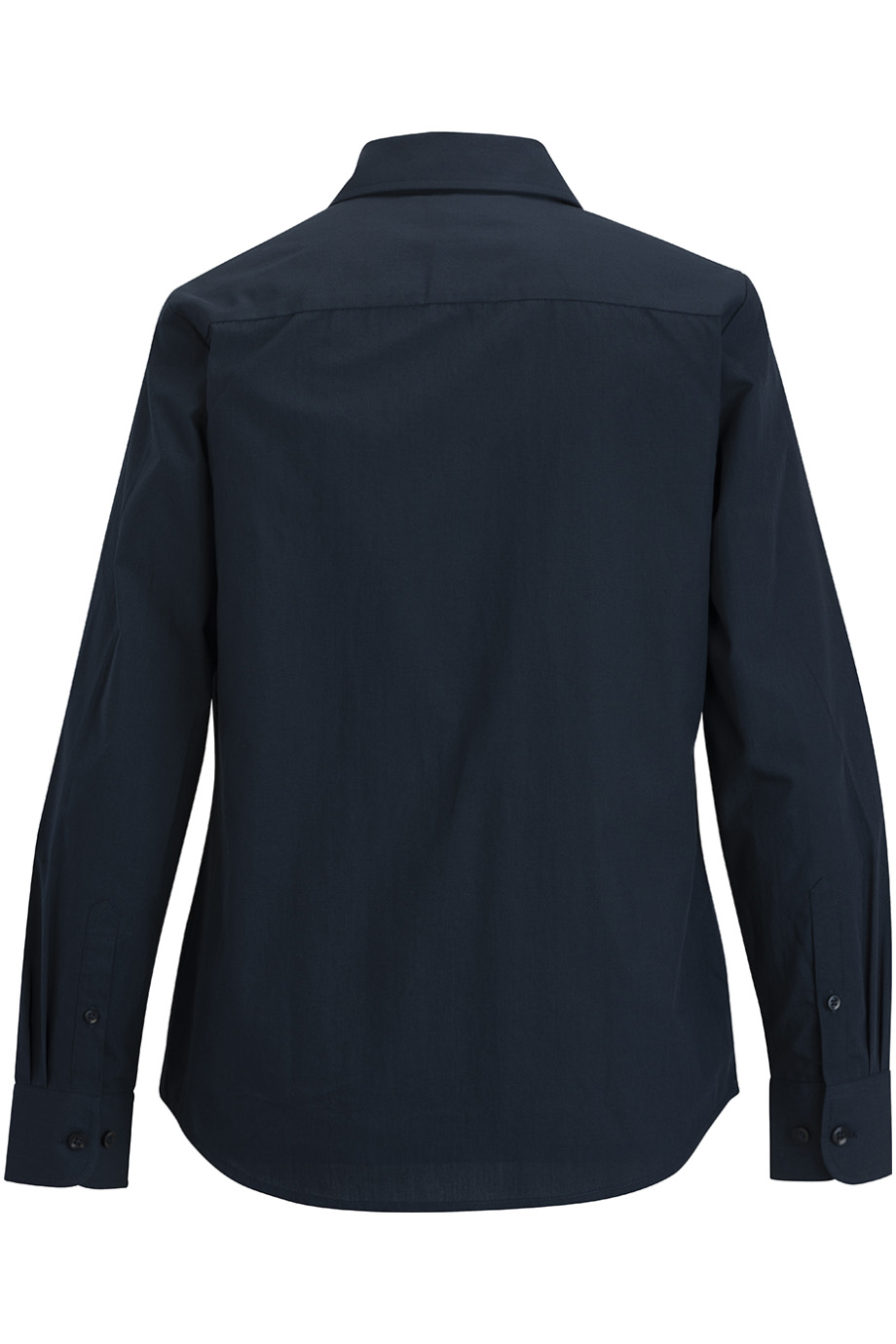 EDWARDS ESSENTIAL BROADCLOTH LONG SLEEVE LADIES SHIRT - Back View