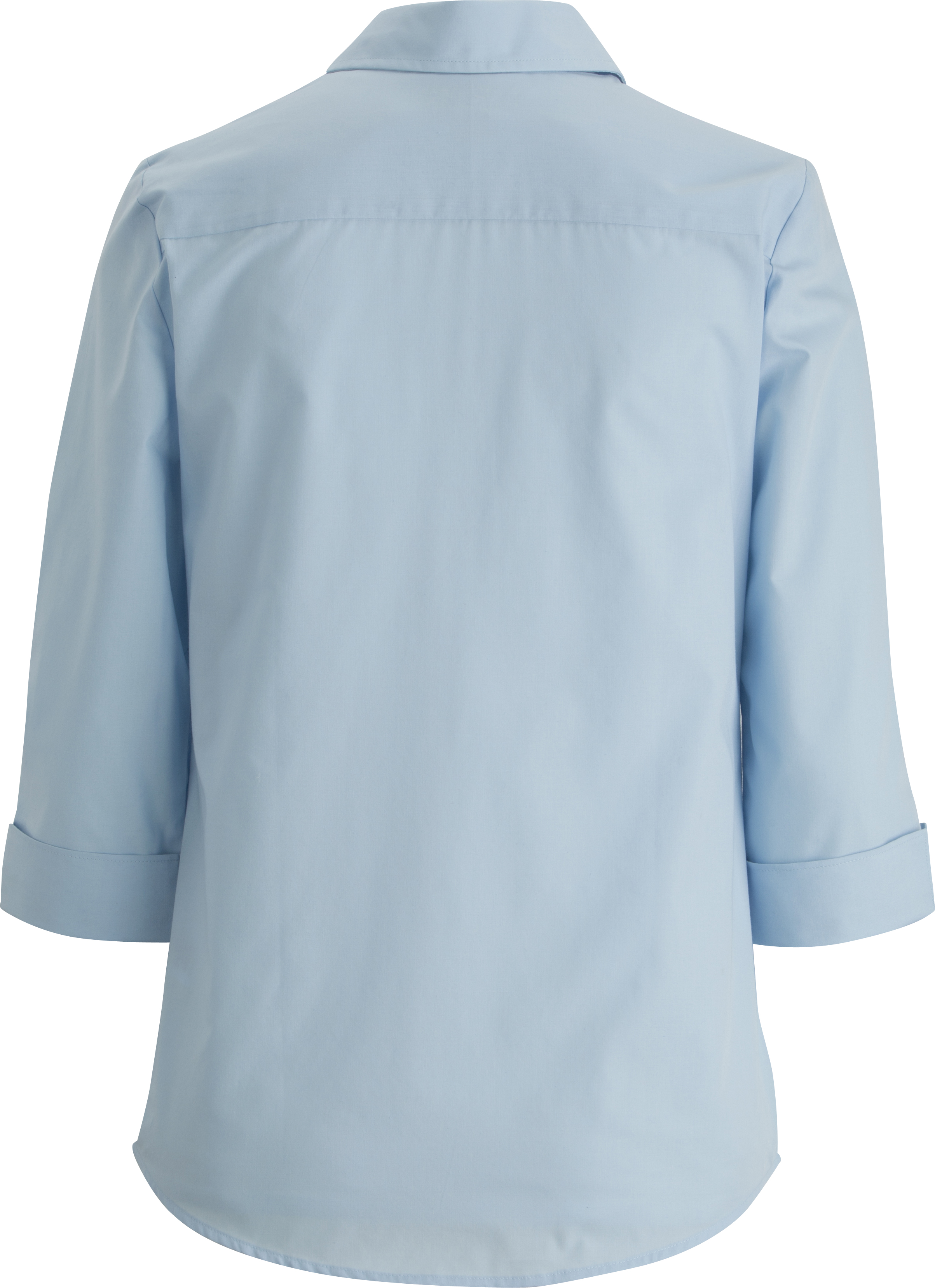 EDWARDS ESSENTIAL BROADCLOTH THREE QUARTER SLEEVE LADIES SHIRT - Back View