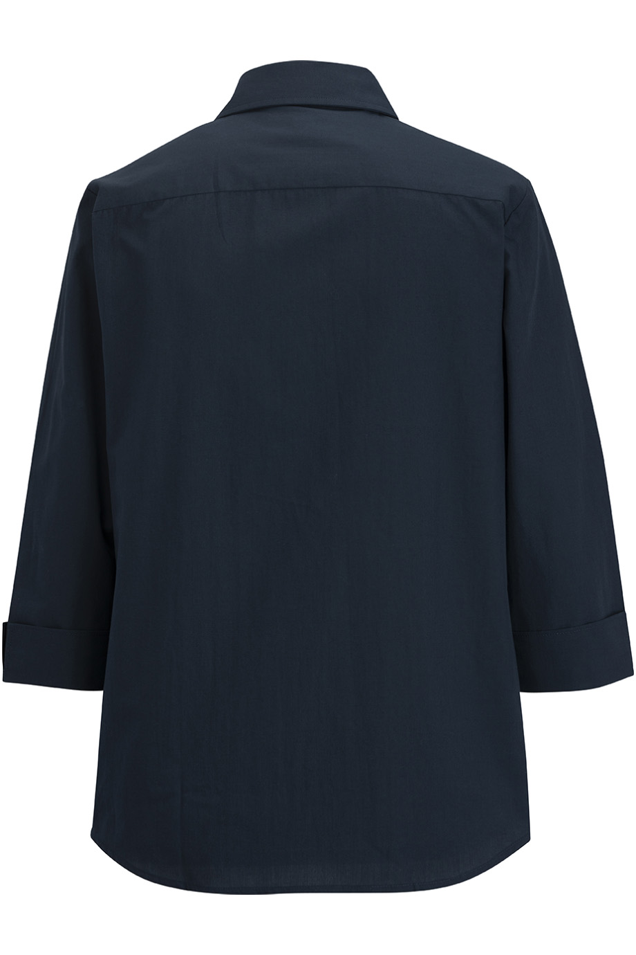 EDWARDS ESSENTIAL BROADCLOTH THREE QUARTER SLEEVE LADIES SHIRT - Back View