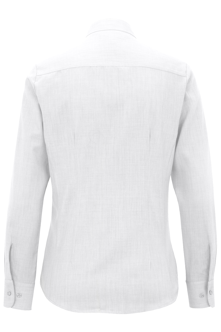 EDWARDS LADIES BATISTE BANDED COLLAR SHIRT - Back View