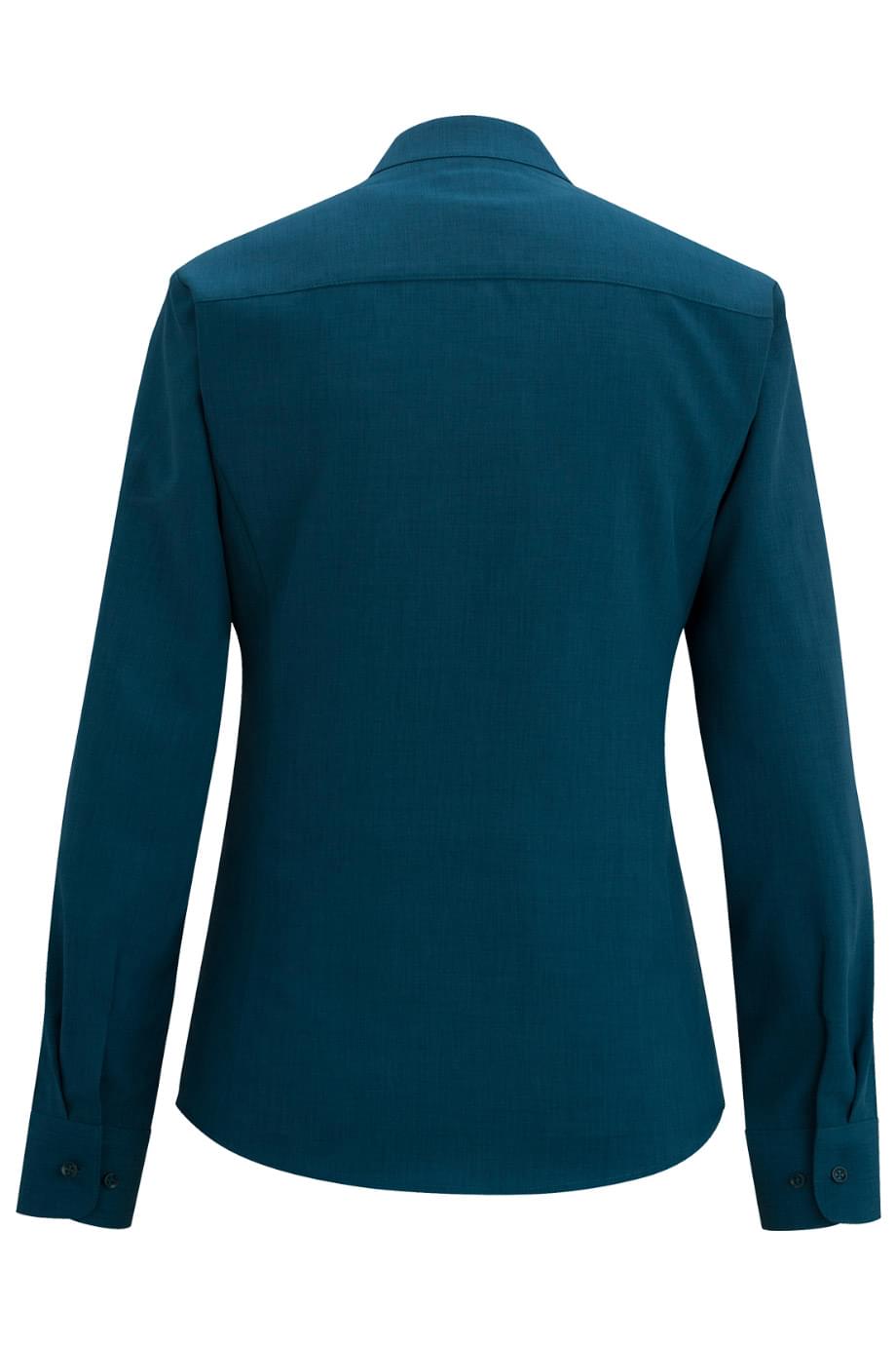 EDWARDS LADIES STAND-UP COLLAR SHIRT - Back View