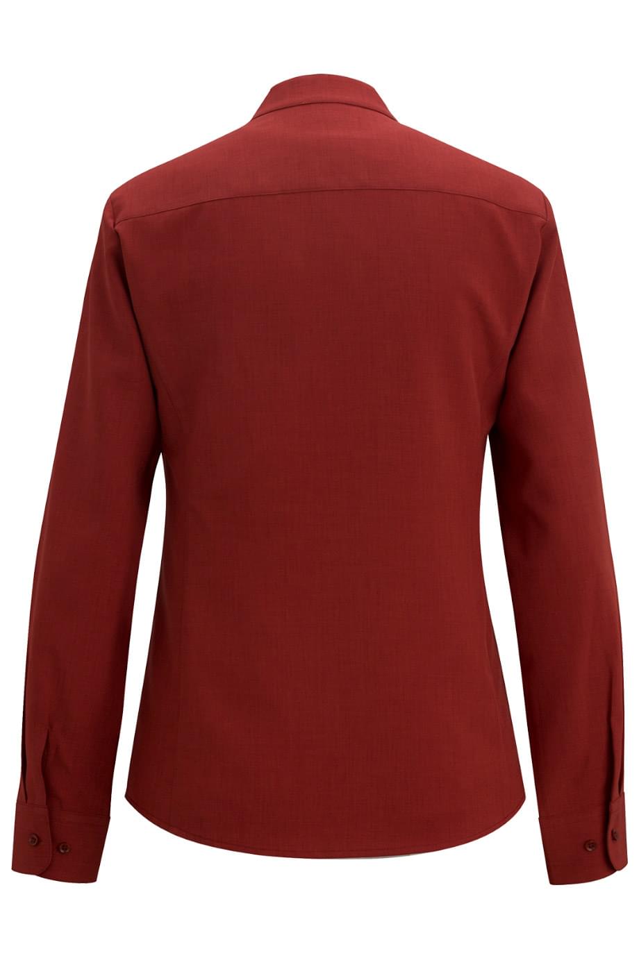 EDWARDS LADIES STAND-UP COLLAR SHIRT - Back View