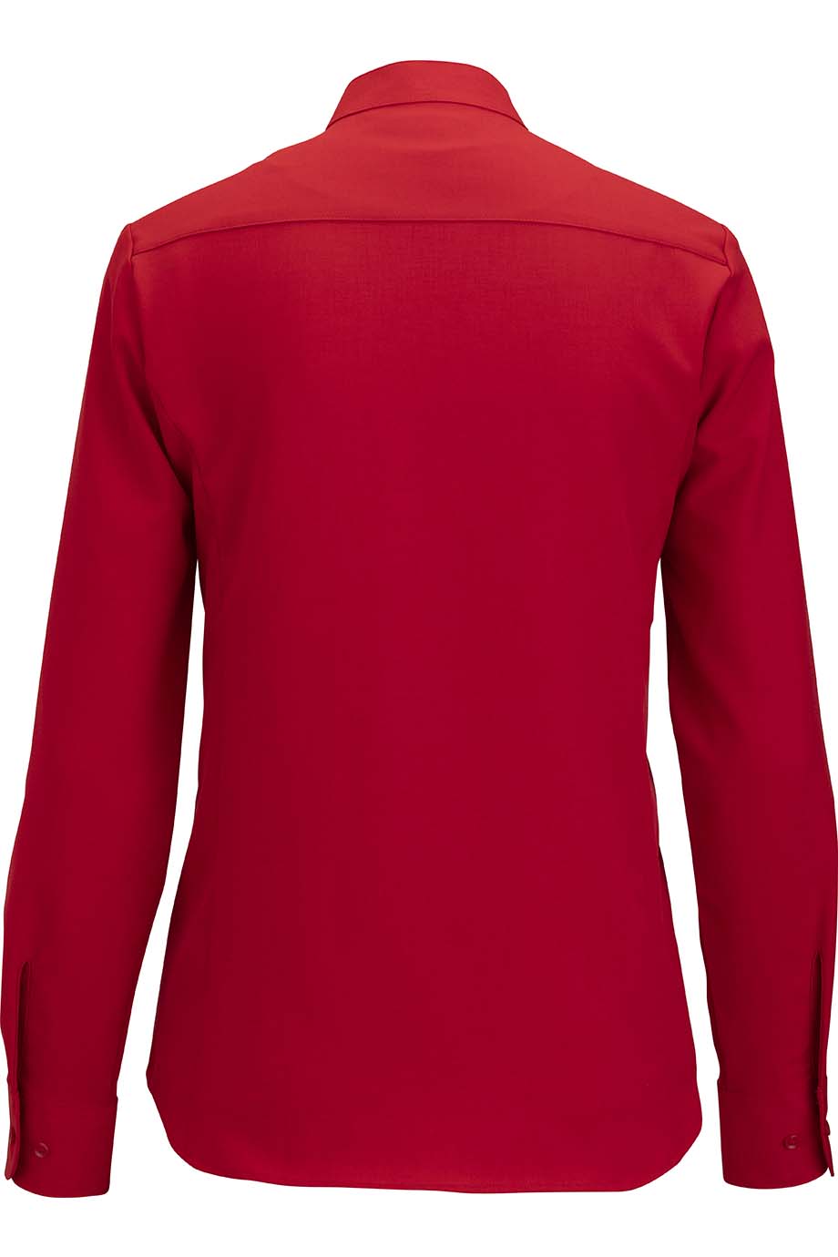 EDWARDS FLEXBATISTE STAND UP COLLAR LONG SLEEVE LADIES SHIRT - Back View