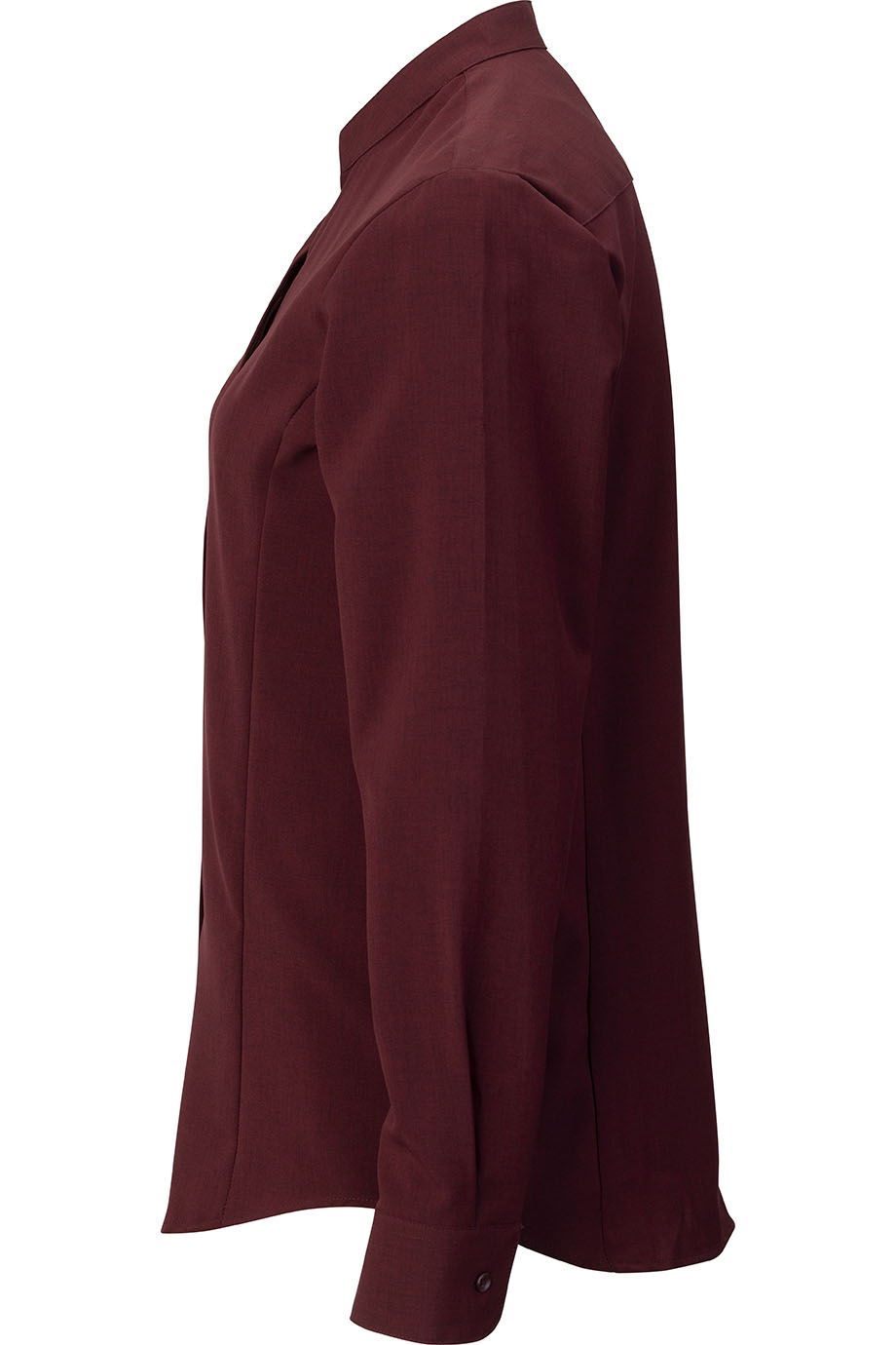 EDWARDS FLEXBATISTE STAND UP COLLAR LONG SLEEVE LADIES SHIRT - Left View