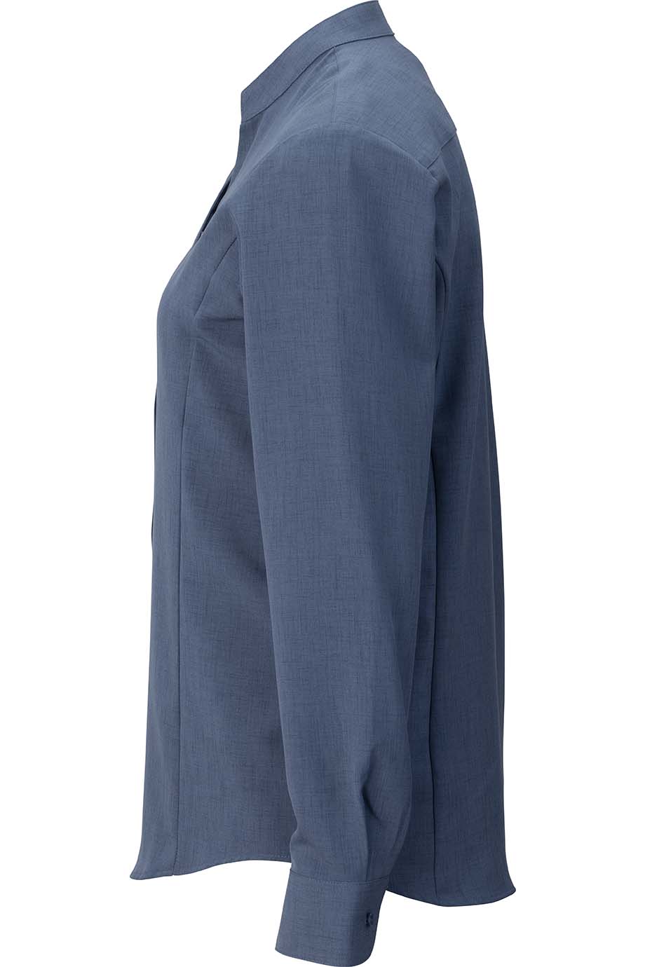 EDWARDS FLEXBATISTE STAND UP COLLAR LONG SLEEVE LADIES SHIRT - Left View