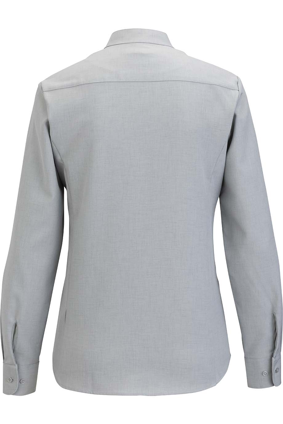 EDWARDS FLEXBATISTE STAND UP COLLAR LONG SLEEVE LADIES SHIRT - Back View