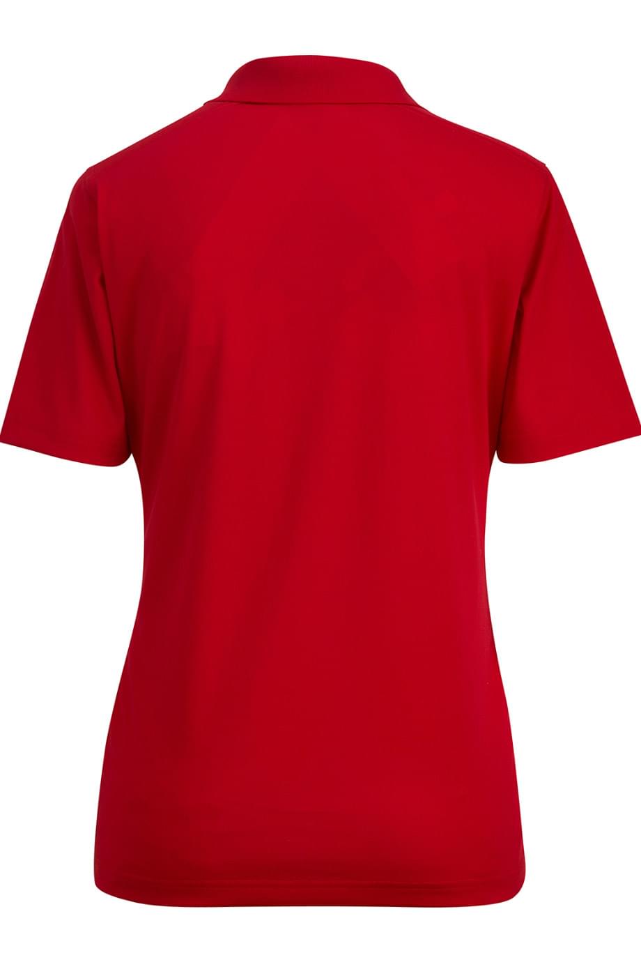 EDWARDS LADIES LIGHT WEIGHT SNAG-PROOF SHORT SLEEVE POLO - Back View